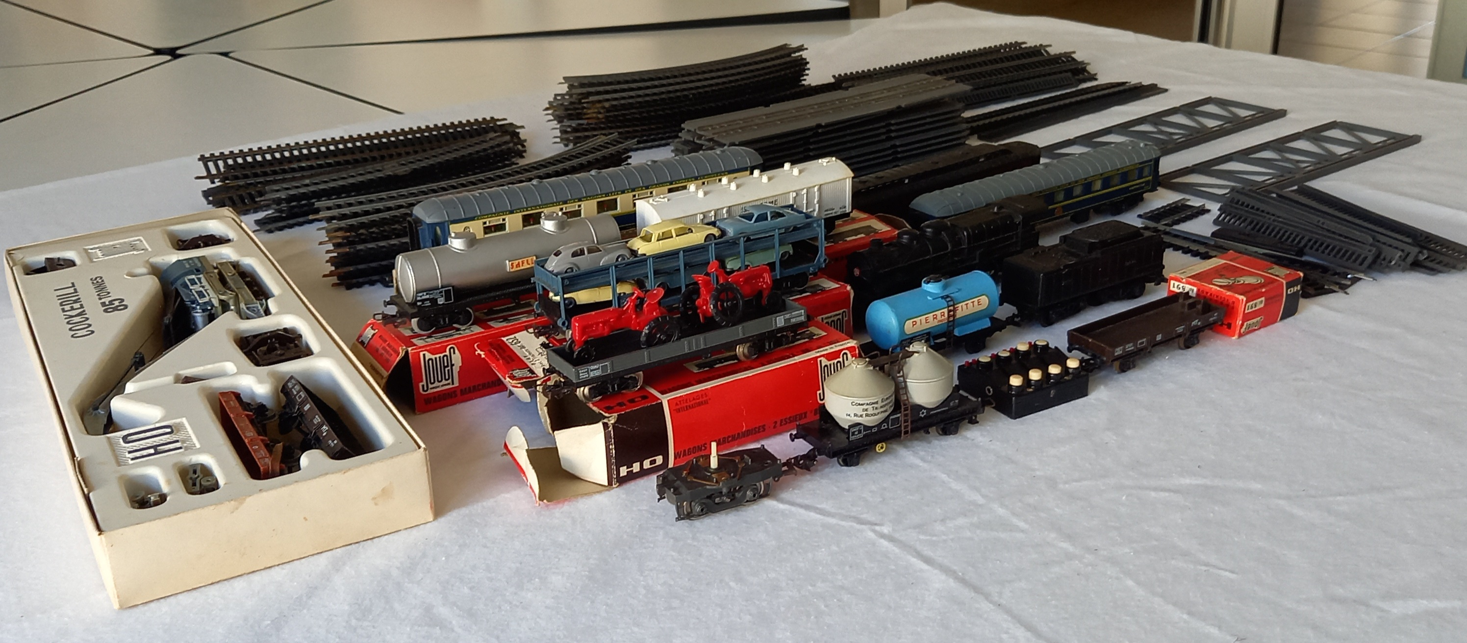 Vintage ancien train locomotive wagon Jouef Bon état - Vue 3 - 