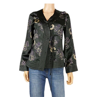 Gilet noir imprimé - femme - No Excuse - taille 36 - Photo 0