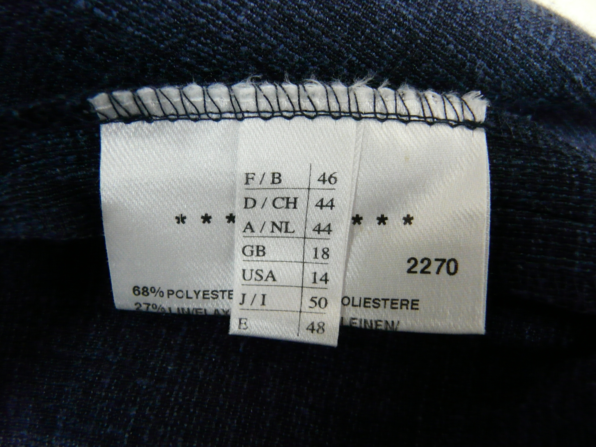 BF94 - Pantalon en lin mélangé - Weill - Taille 46 Bon état - Vue 7 - 