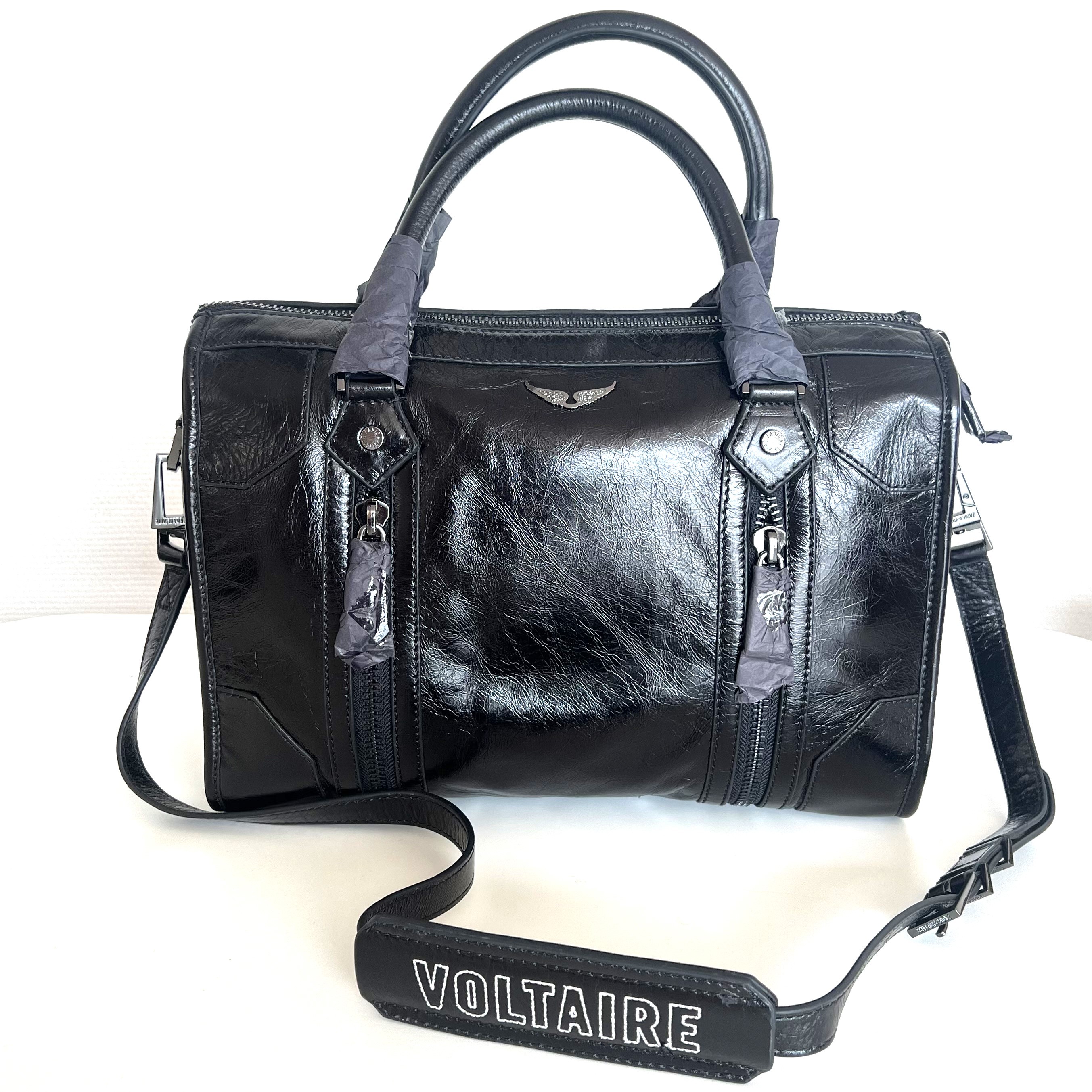 Sac  main Sunny Medium Vintage patent cuir - zadig&voltaire - Modalova