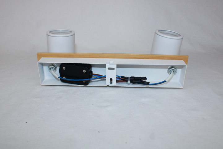 Applique murale - 2 spots orientables blancs - Photo 3