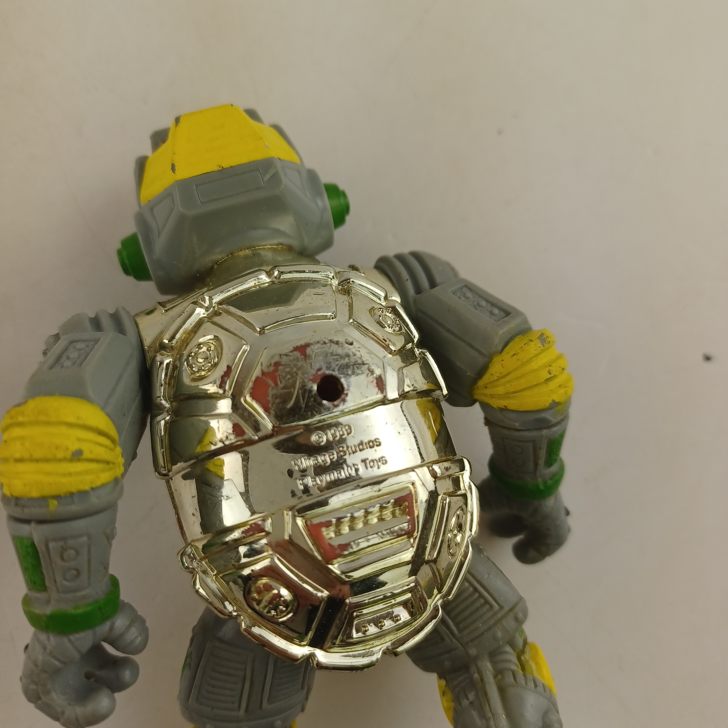Lot de 3 figurines tortues ninja de la première série, Playmates toys et Mirage Studios de 1988 à 1992 Très bon état - Vue 14 - 