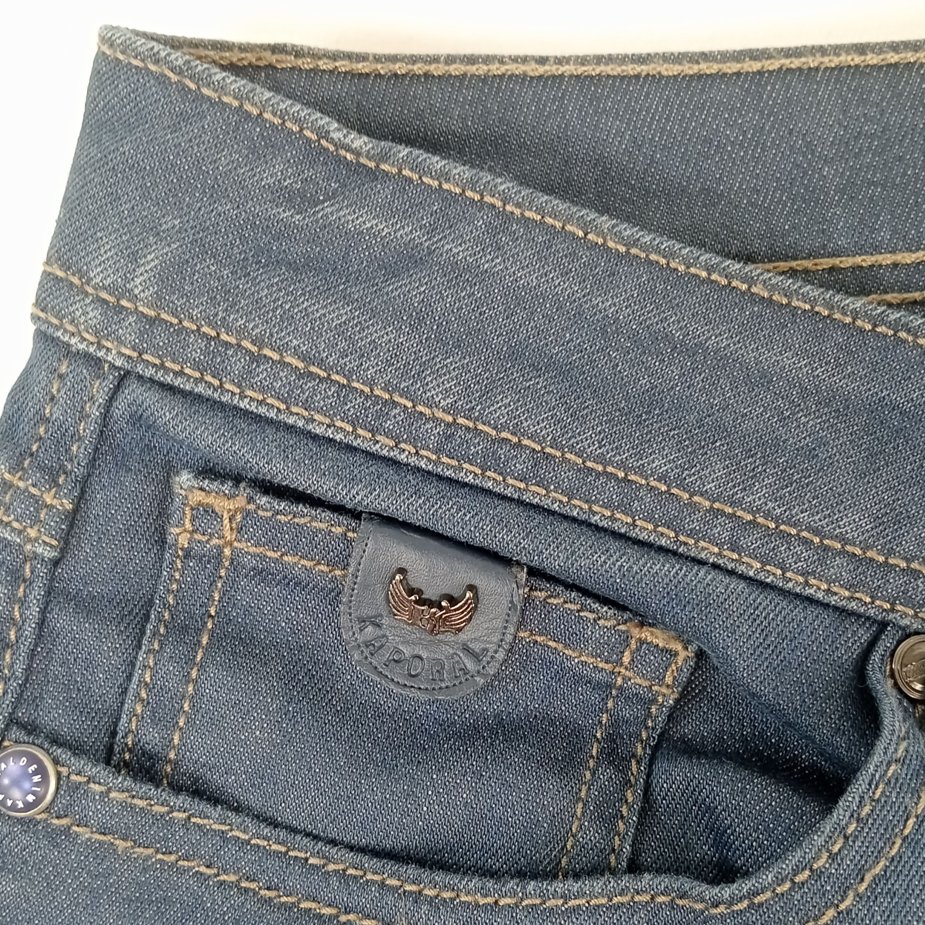 Jean homme de la marque Kaporal coupe longue de couleur bleu marine taille US: W32/L34 - Photo 6