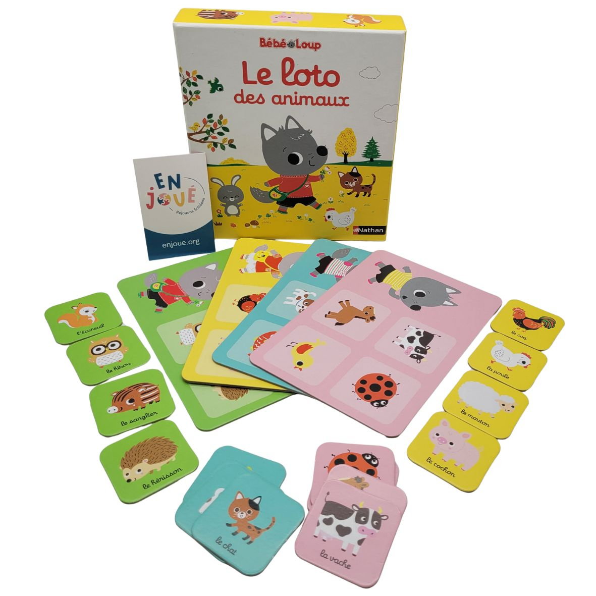 Jeu découverte nathan loto des animaux pas cher - Jeux de société