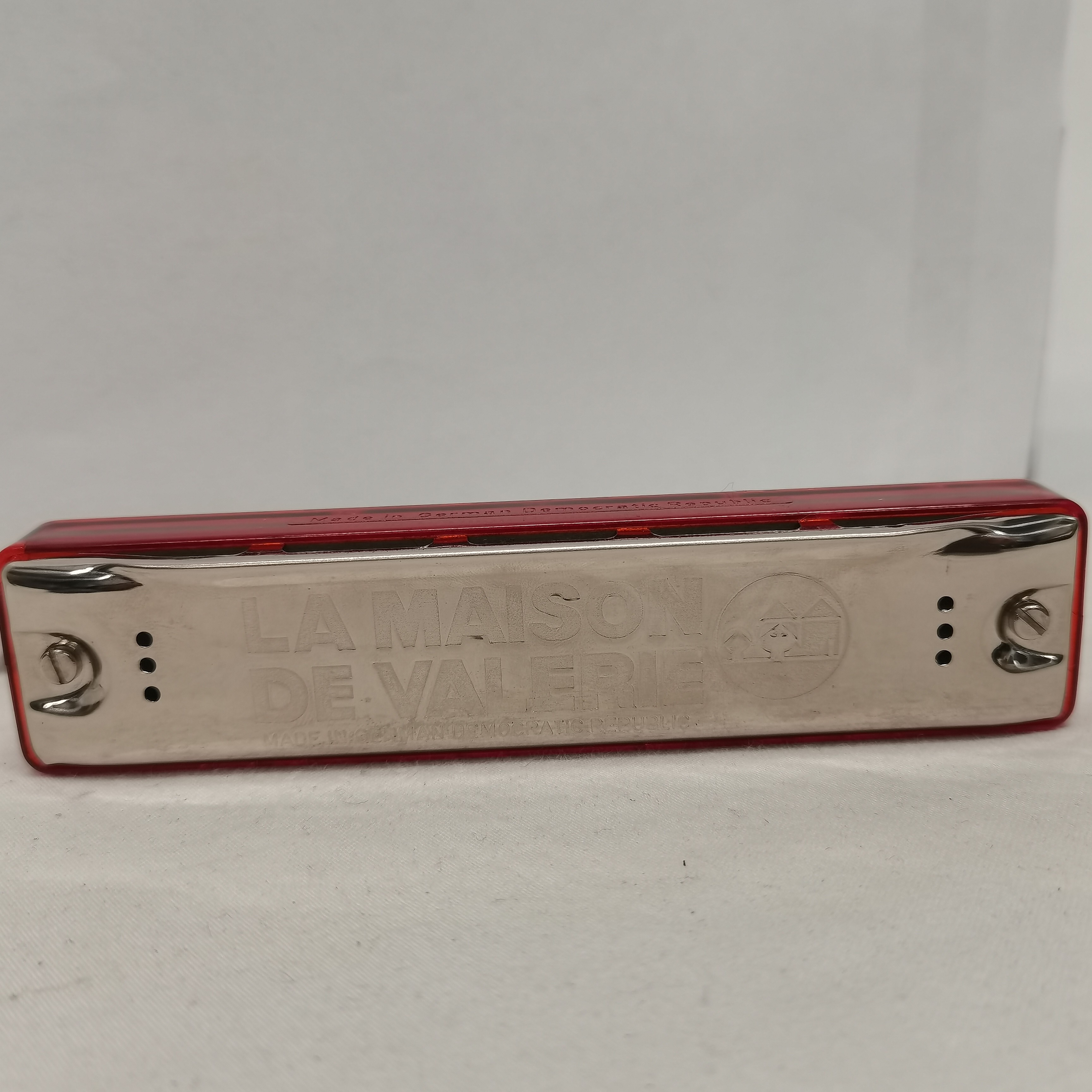 Harmonica - jazz mélodie - la maison de Valérie - étui bleu en denim - made in Germany - democratic republic année 80 Rétro, vintage - La Maison de Valérie - Très bon état - Photo 3