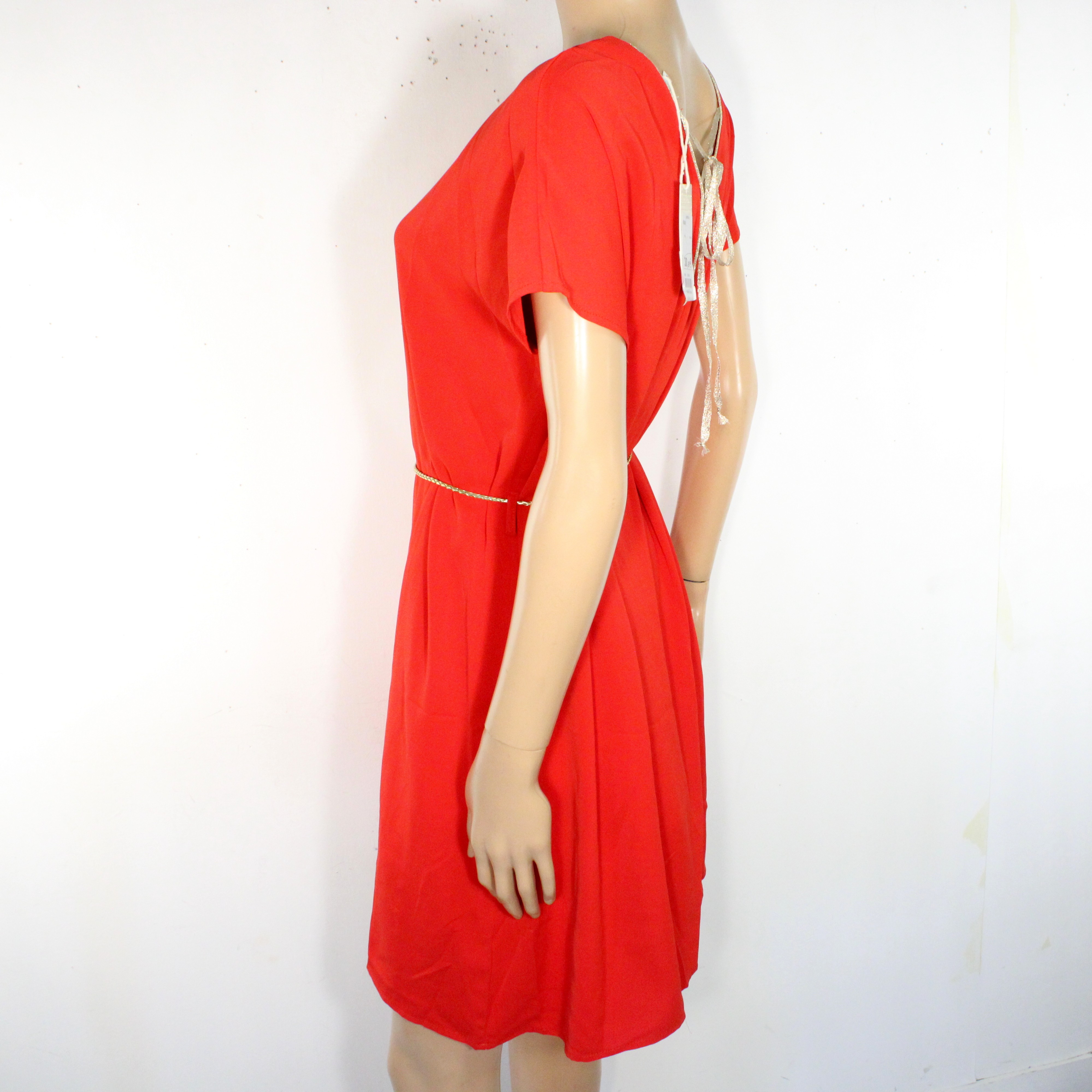 Robe Rouge & Dorée EMMA ELLA Taille M Comme neuf - Vue 4 - 