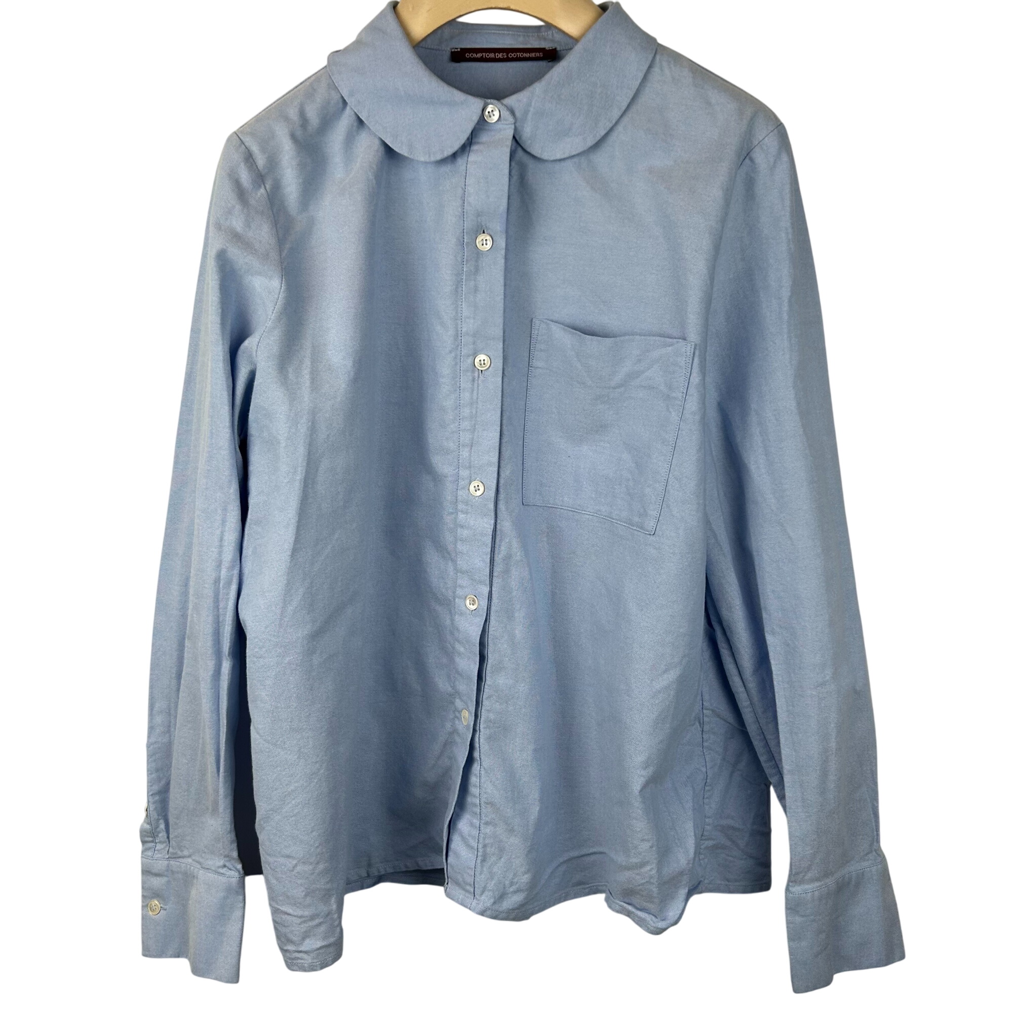 Comptoir Des Cotonniers - Chemise bleu 100% coton - Taille 42 - Photo 0