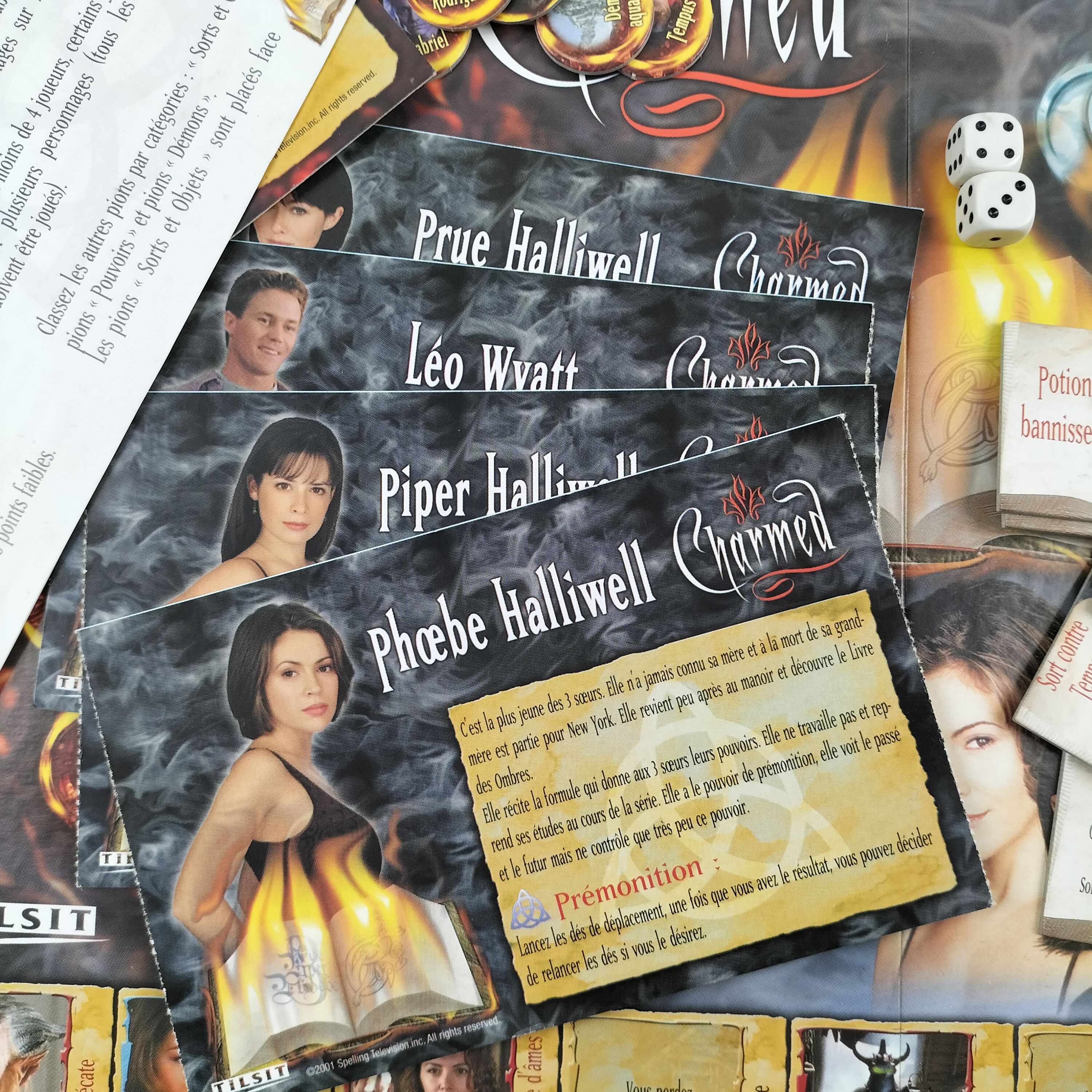 Jeu de Société Charmed : Le Livre Des Ombres - État correct - Photo 4