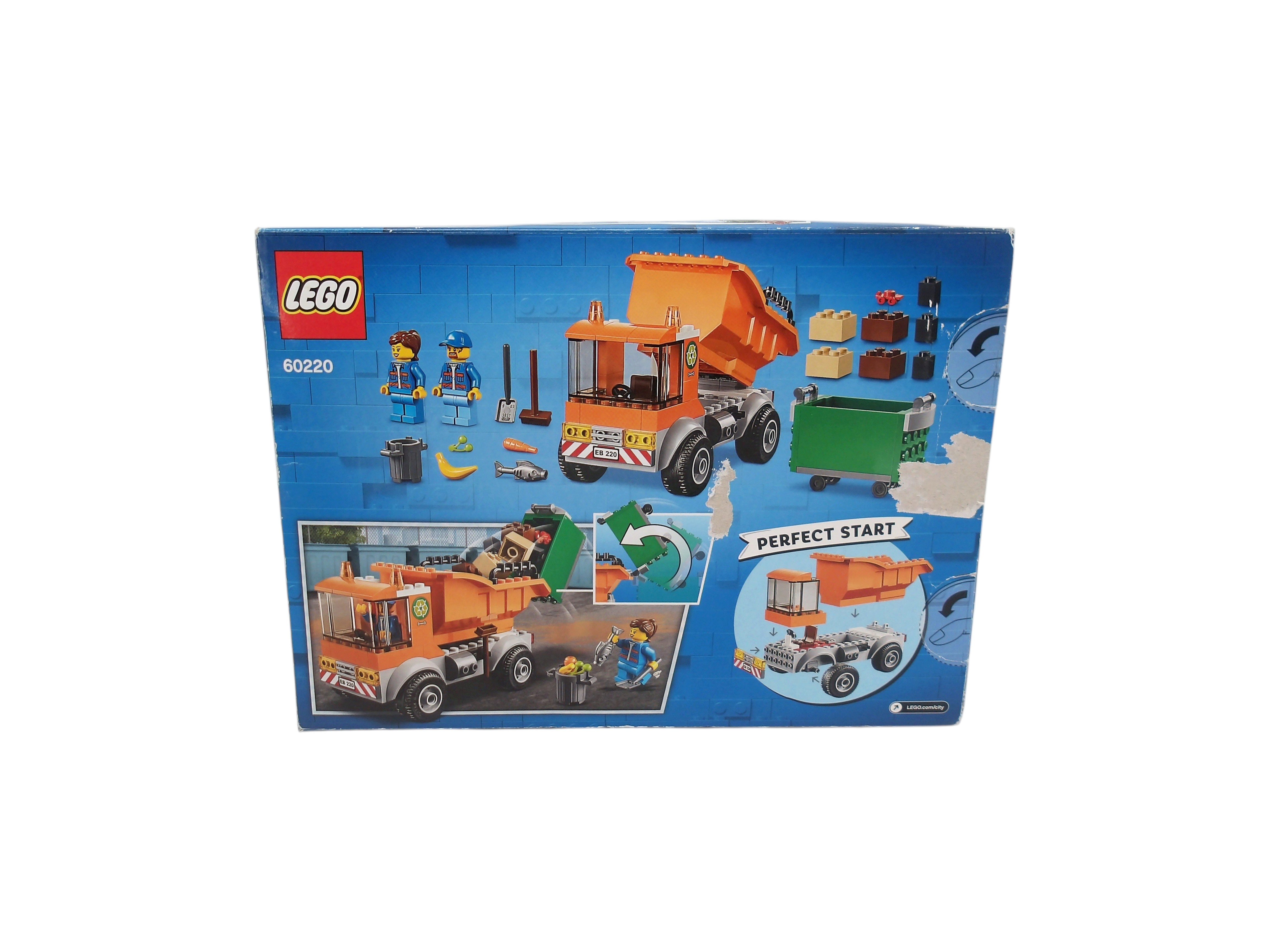 LEGO City - Le camion de poubelle - 60220 Très bon état - Vue 3 - 