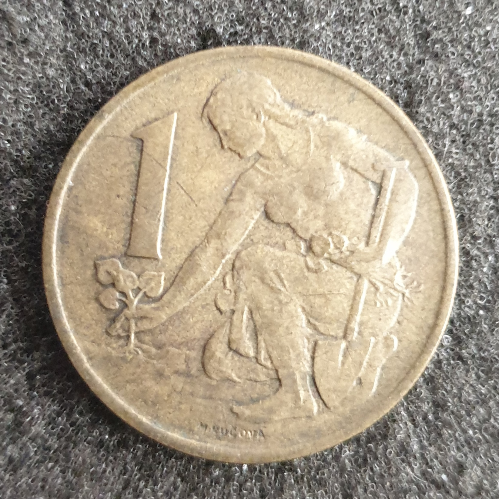 MONNAIE, TCHÉCOSLOVAQUIE, 1 KORUNA 1975 - TTB  - Photo 0