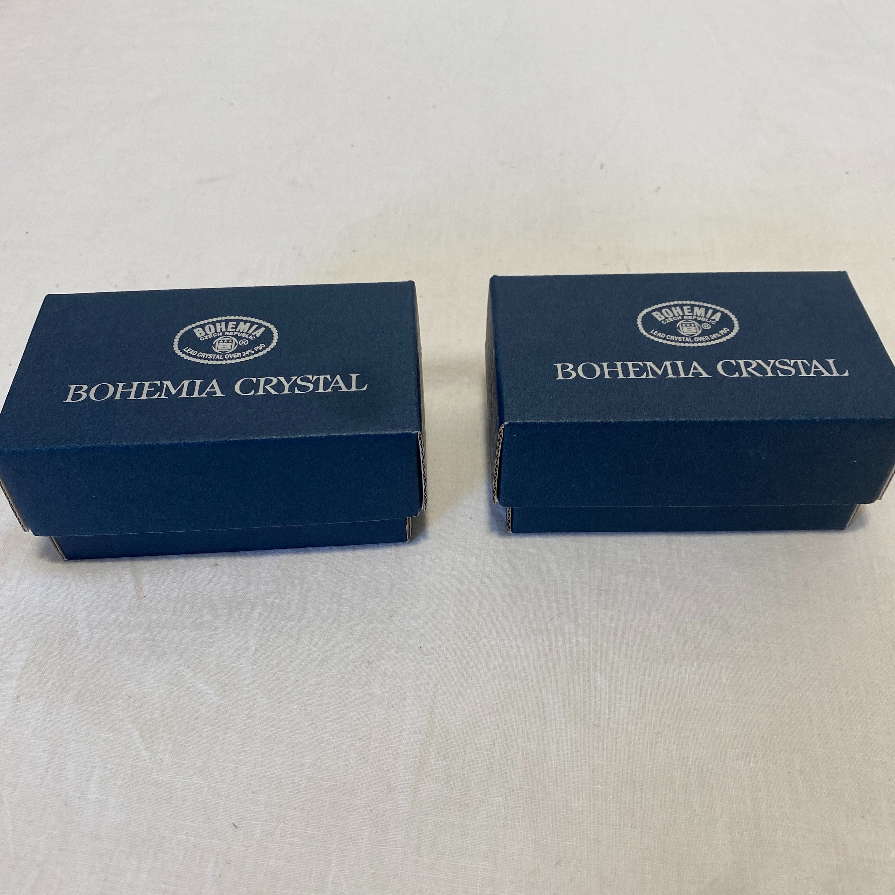 Verre Crystal x4" Bohemia Crystal"  - Très bon état sur Label Emmaüs