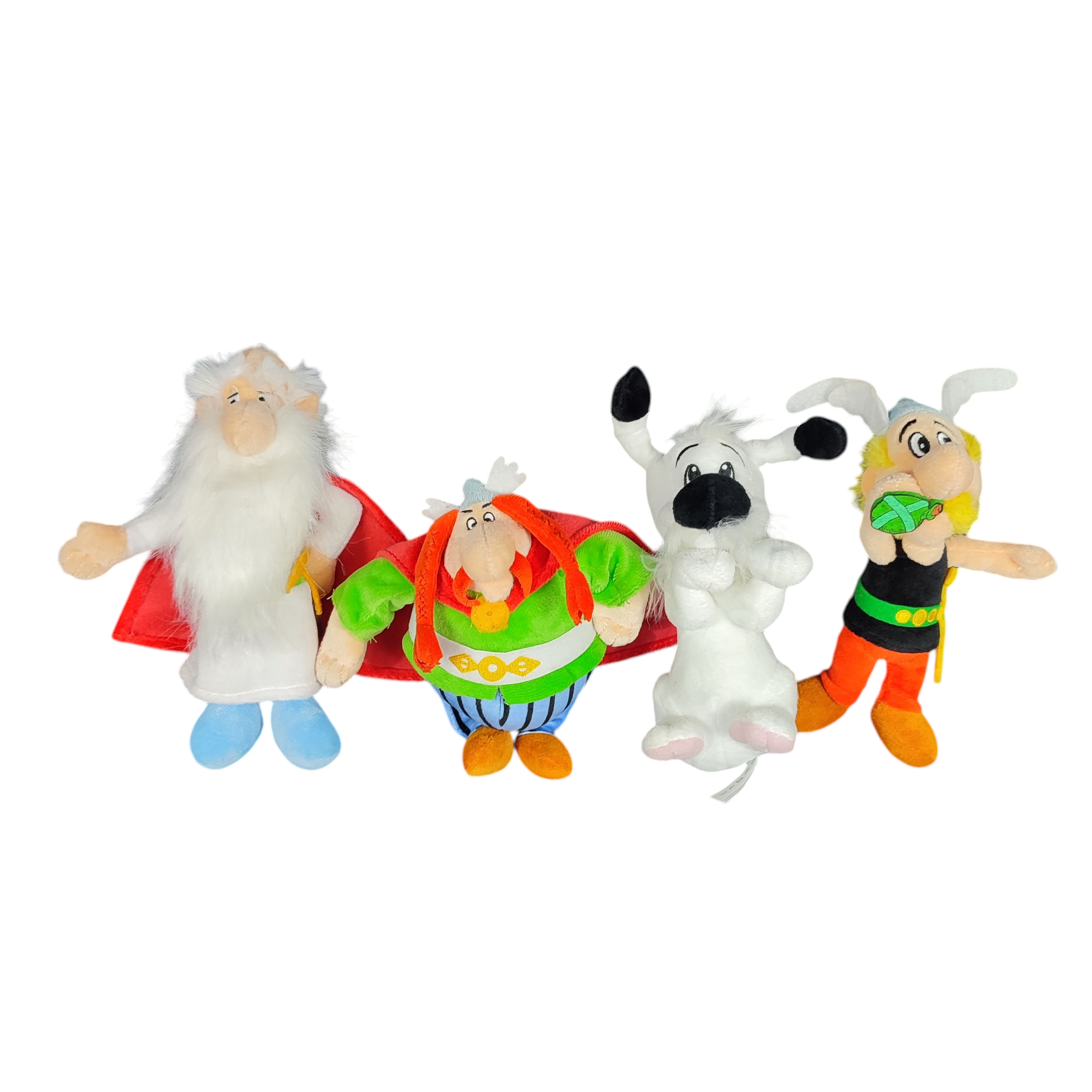 Acheter Lot de 4 peluches ASTERIX : Panoramix, Abraracourcix, Idéfix, Astérix Bon état - 15,20 € Lot de 4 peluches ASTERIX : Panoramix, Abraracourcix, Idéfix, Astérix Bon état - reconditionné disponible sur Label Emmaüs