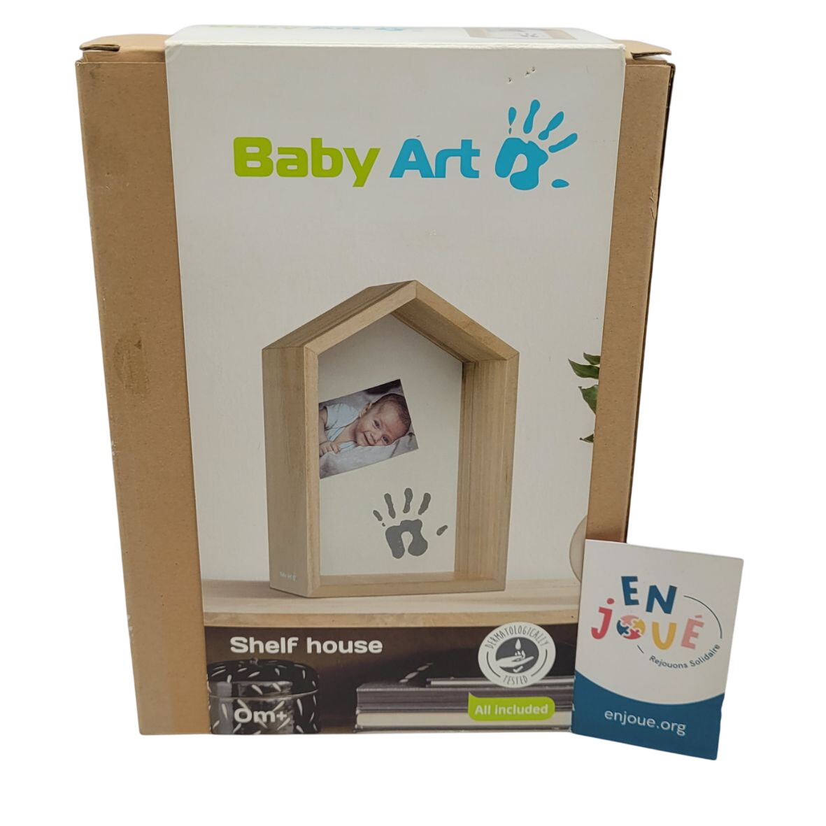 Acheter Baby Art - Étagère maison empreinte - Dés la naissance. Bon état - 12,00 € Baby Art - Étagère maison empreinte - Dés la naissance. Bon état - reconditionné disponible sur Label Emmaüs