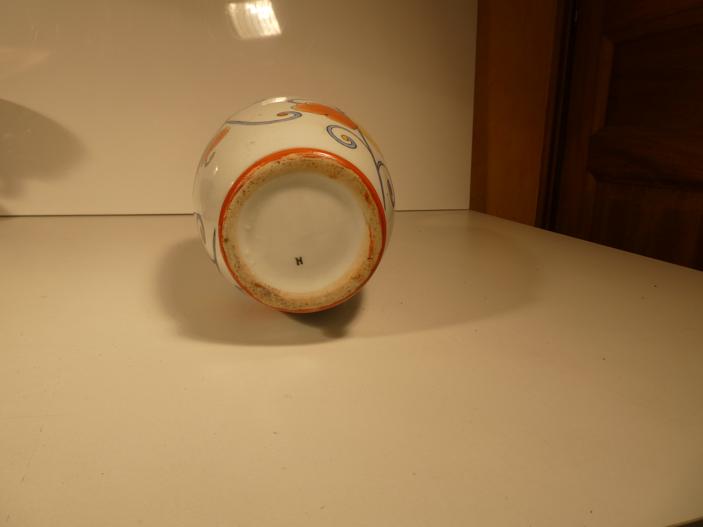 Vase porcelaine  État correct - Vue 3 - 