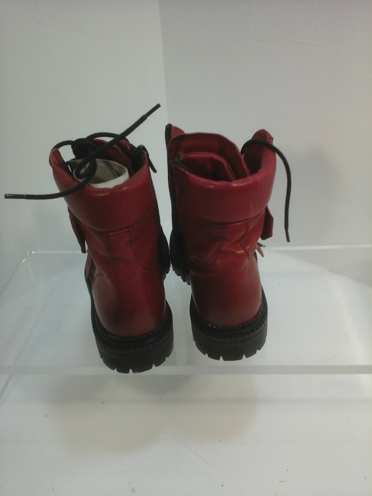 Boots rouges lacets Fabbrica Dei Colli - Photo 4