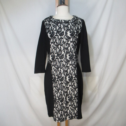 RF123 - Robe à manches 3/4 - Tanaïs - Taille 42 Bon état - Vue 4 - 