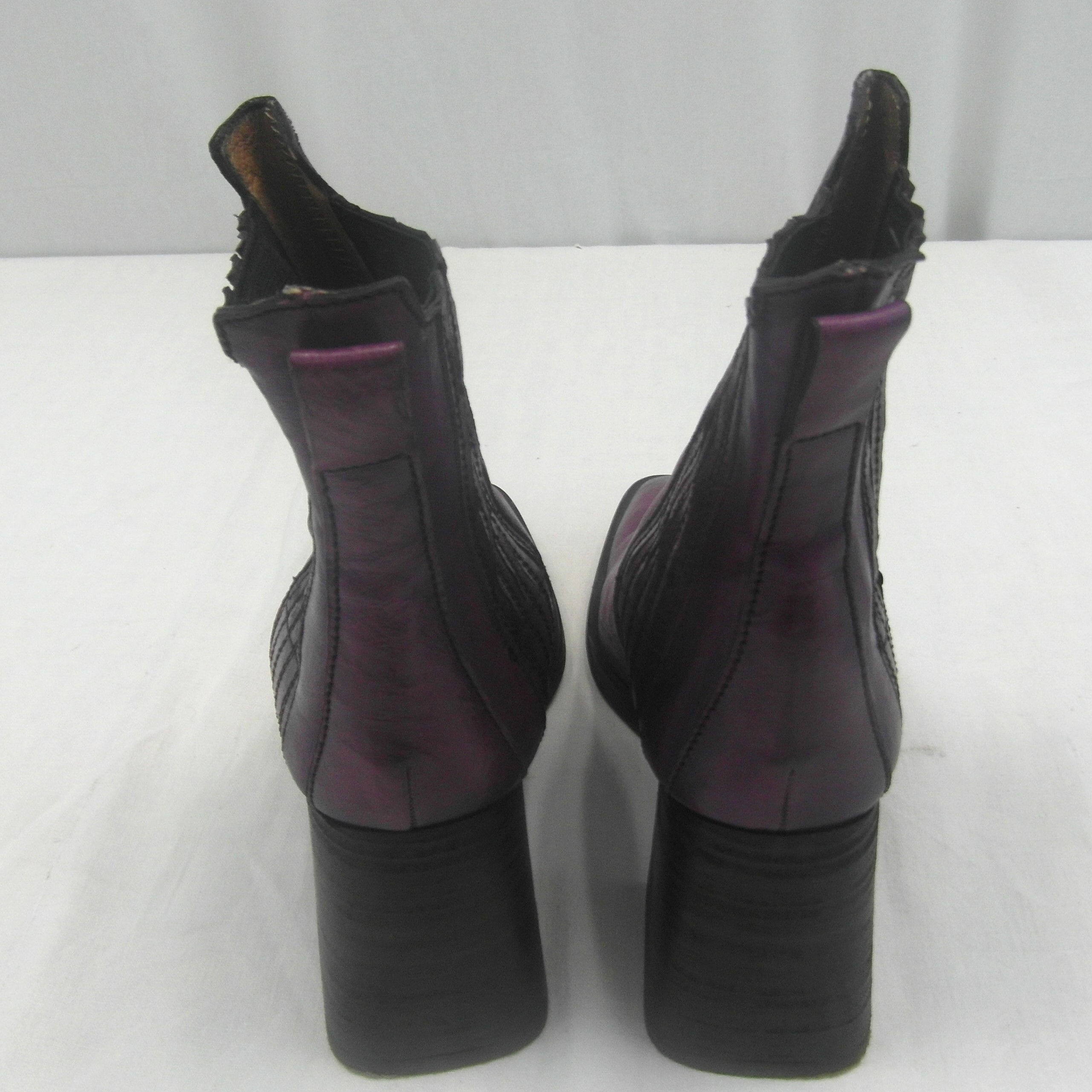 Bottines grand talons taille 39 violète - Photo 1