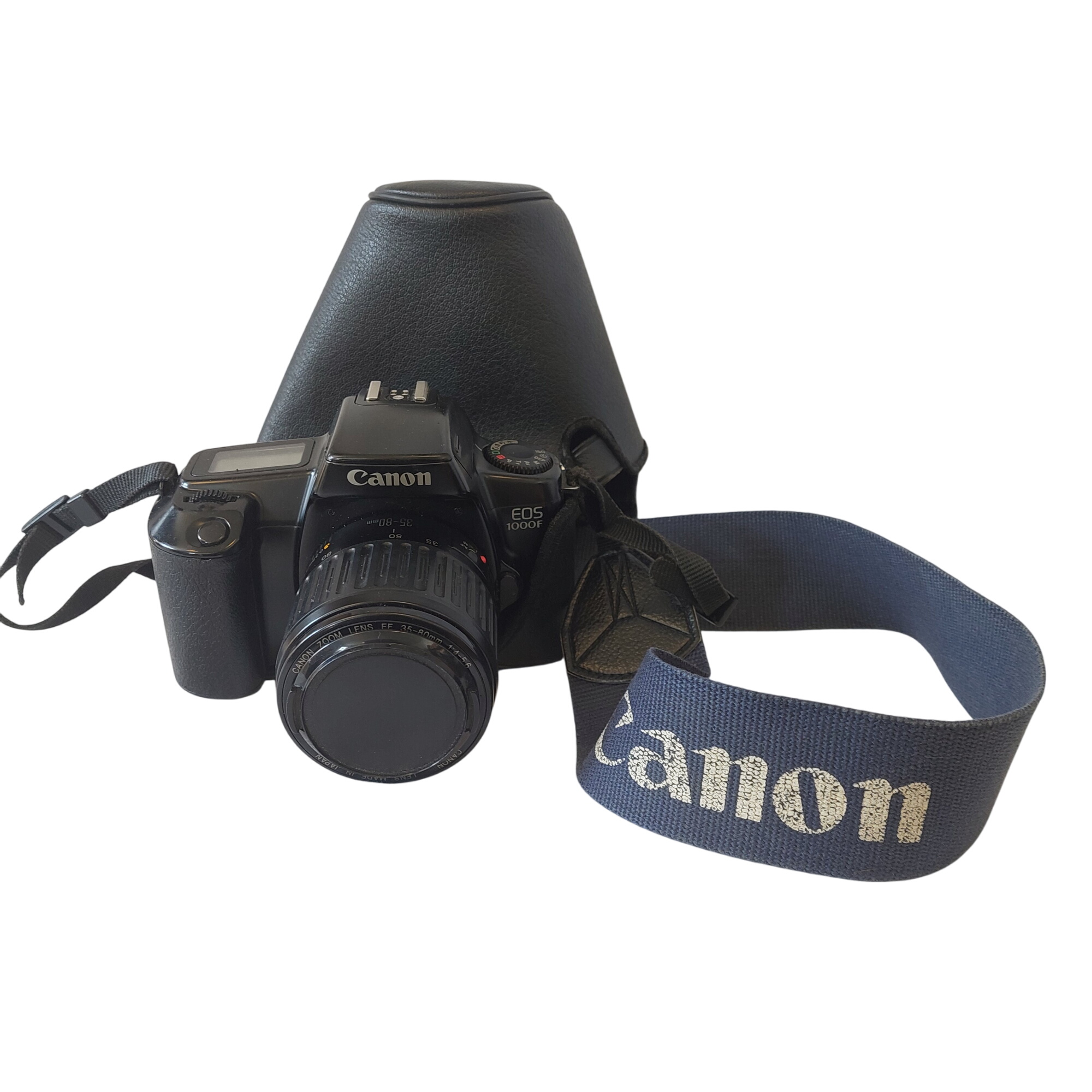 Canon EOS 1000F - non testé - vendu en l'état - 35-80mm - 0.37/1.2ft - Bon état sur Label Emmaüs