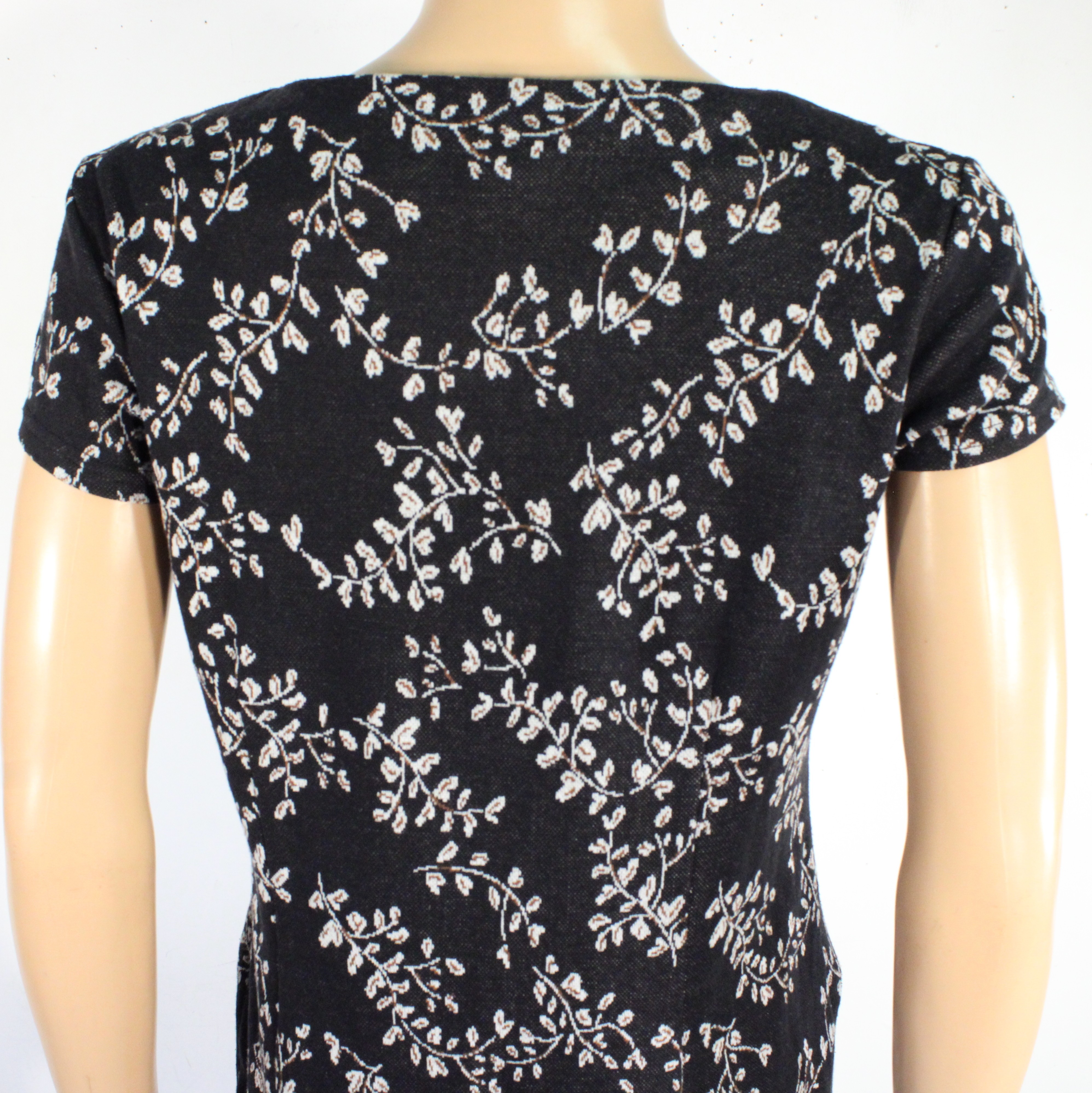 Robe Noire & Blanche ARMAND THIERY Taille Estimée M - Photo 3