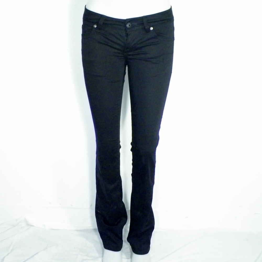Pantalon Femme Noir GUESS Taille Estimée 34. Bon état -  reconditionné disponible sur Label Emmaüs