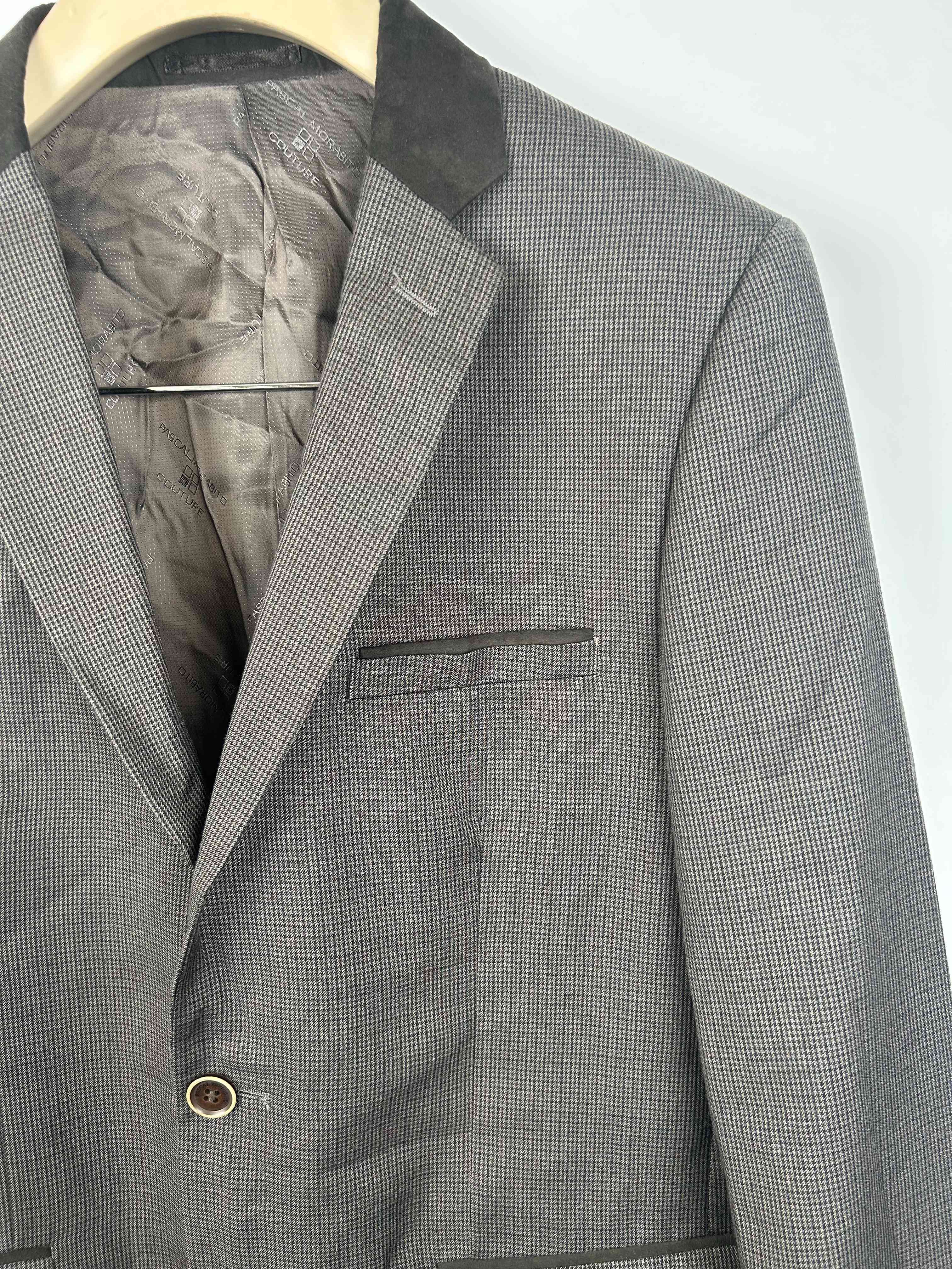 Veste de costume gris - Pascal Morabito Couture - 52 - Photo 1