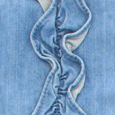 Robe bleue à bretelles - Fille - DP AM - Taille 12 Mois - Photo 2