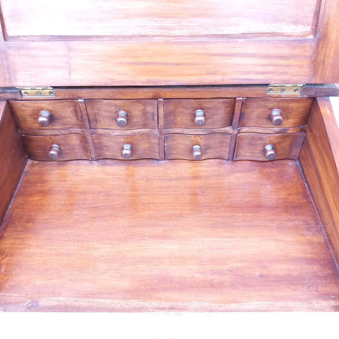 Secrétaire, bureau en acajou style Davenport - État correct - Photo 15