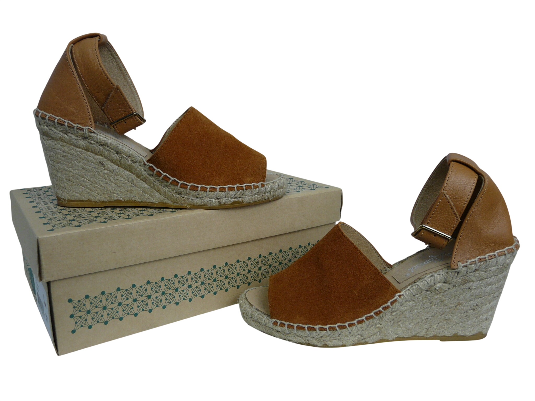 C39 - Espadrilles à talons compensés - Coco & Abricot - Pointure 37 Très bon état -  reconditionné disponible sur Label Emmaüs