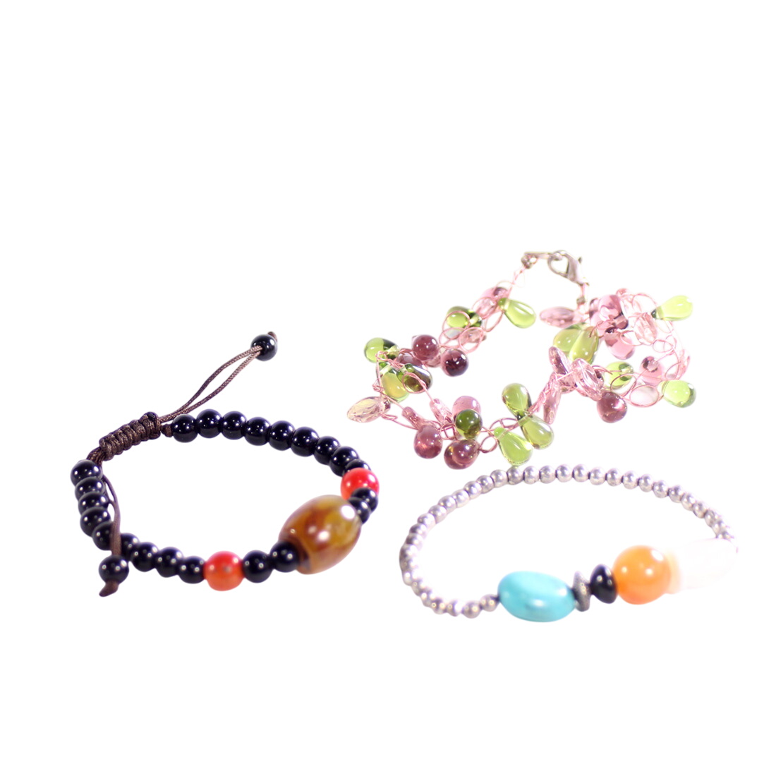 Bracelet pierre ou verre Bon état - Vue 2 - 