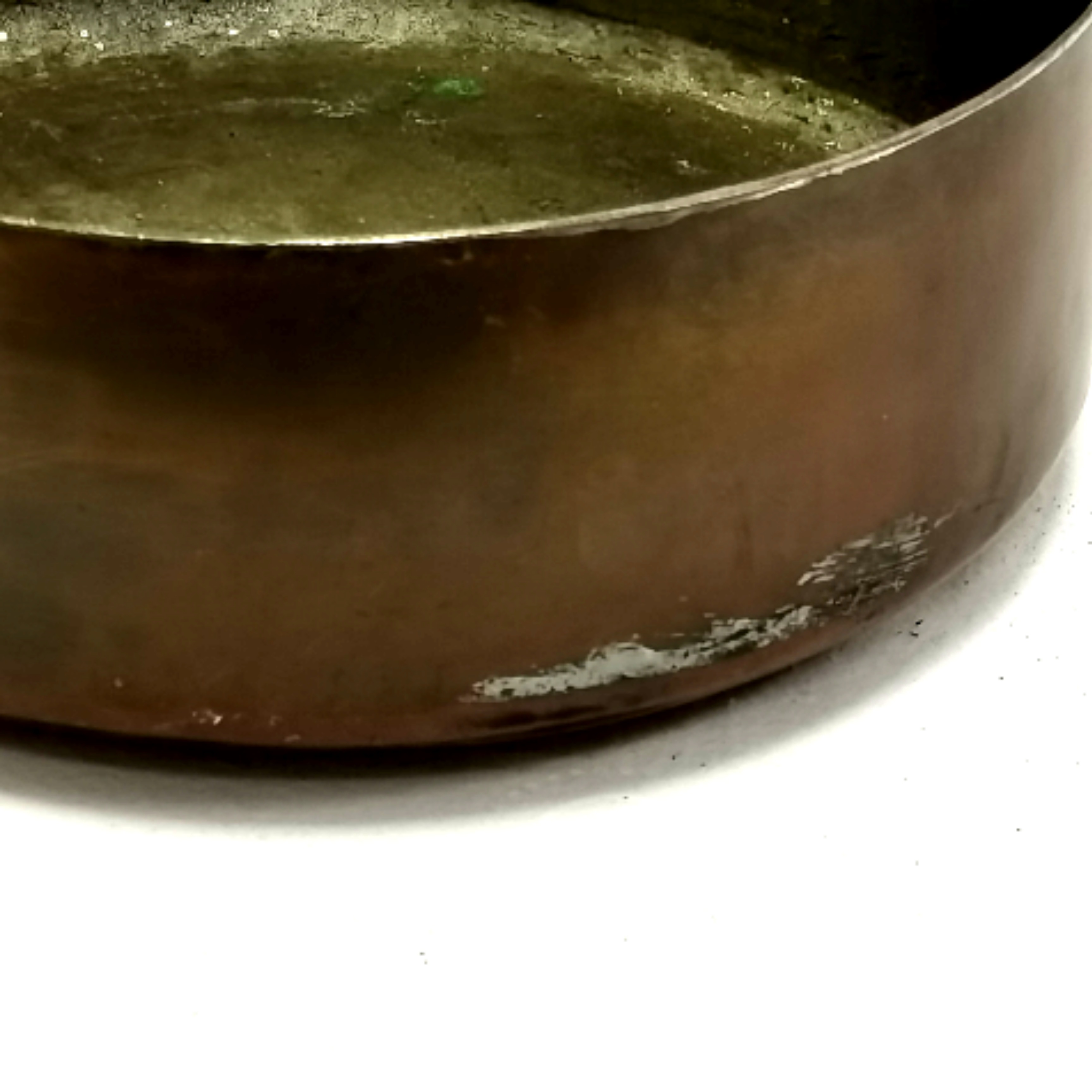 Casserole en cuivre - vintage - ancien - sauteuse - État correct - Photo 5