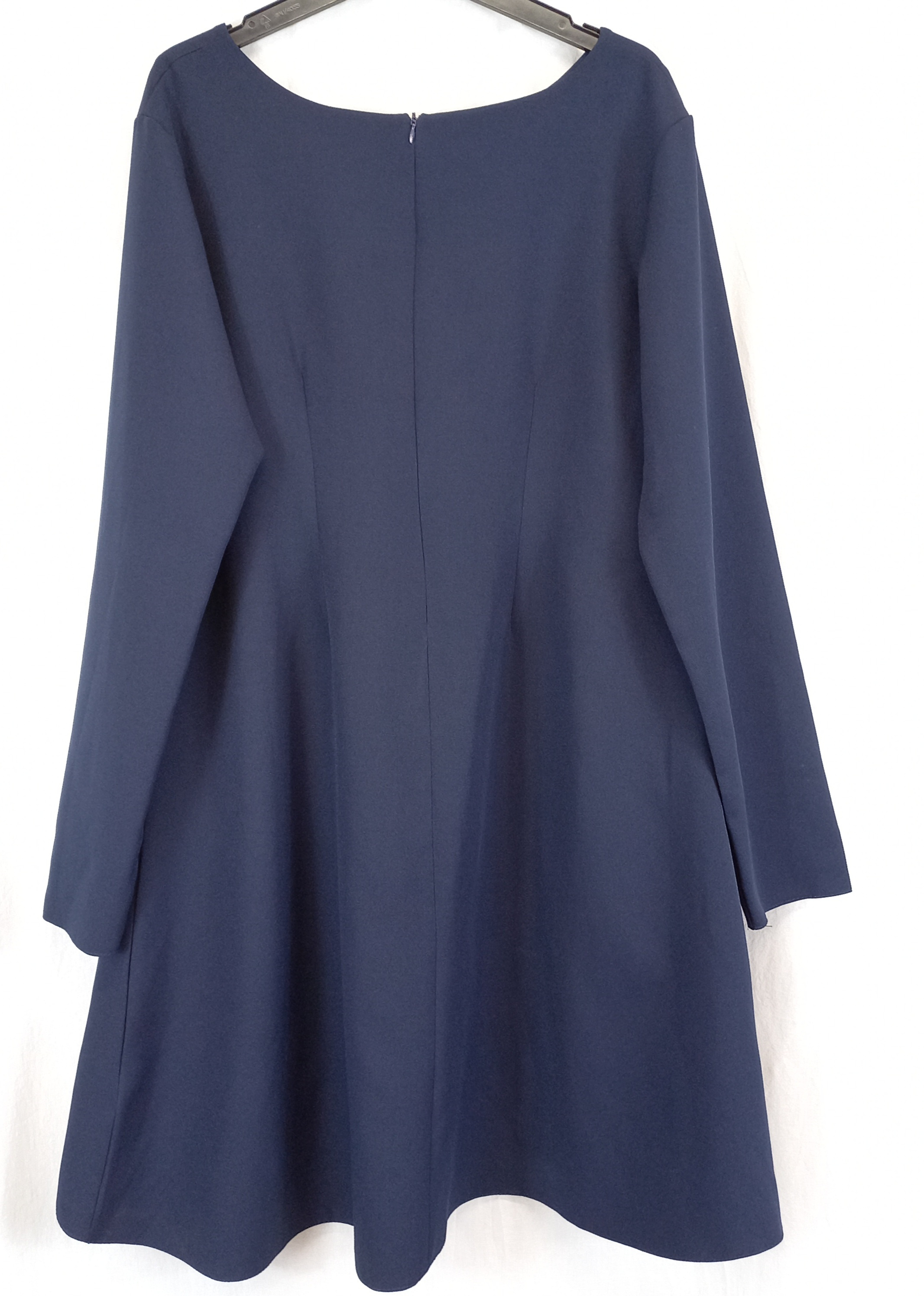 Robe marine avec poches TXL "cosmos" plaque dorée Sara Picassa  - Vue 2 - 