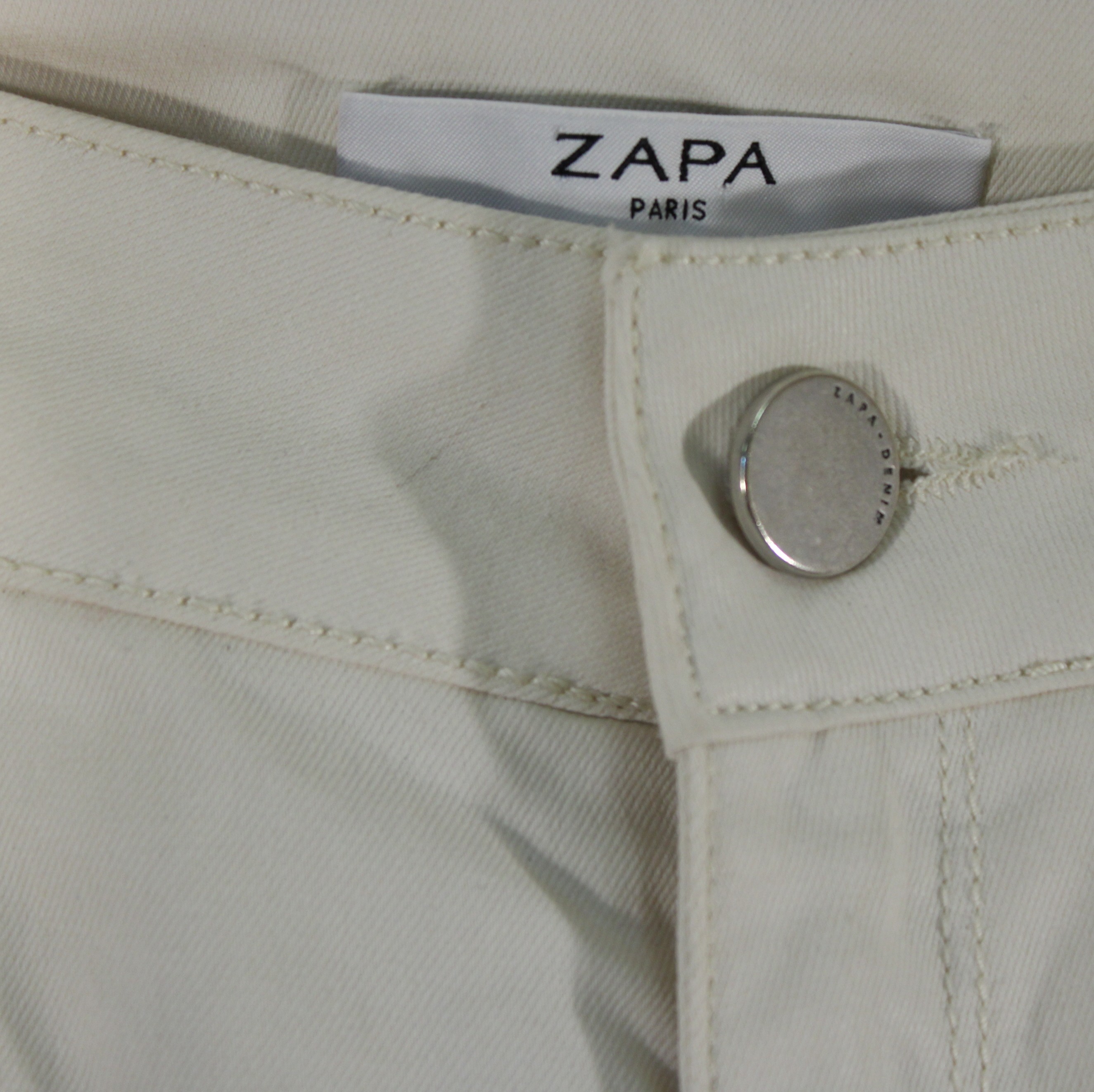Jean's Femme Ecru ZAPA Taille 34 - Photo 4