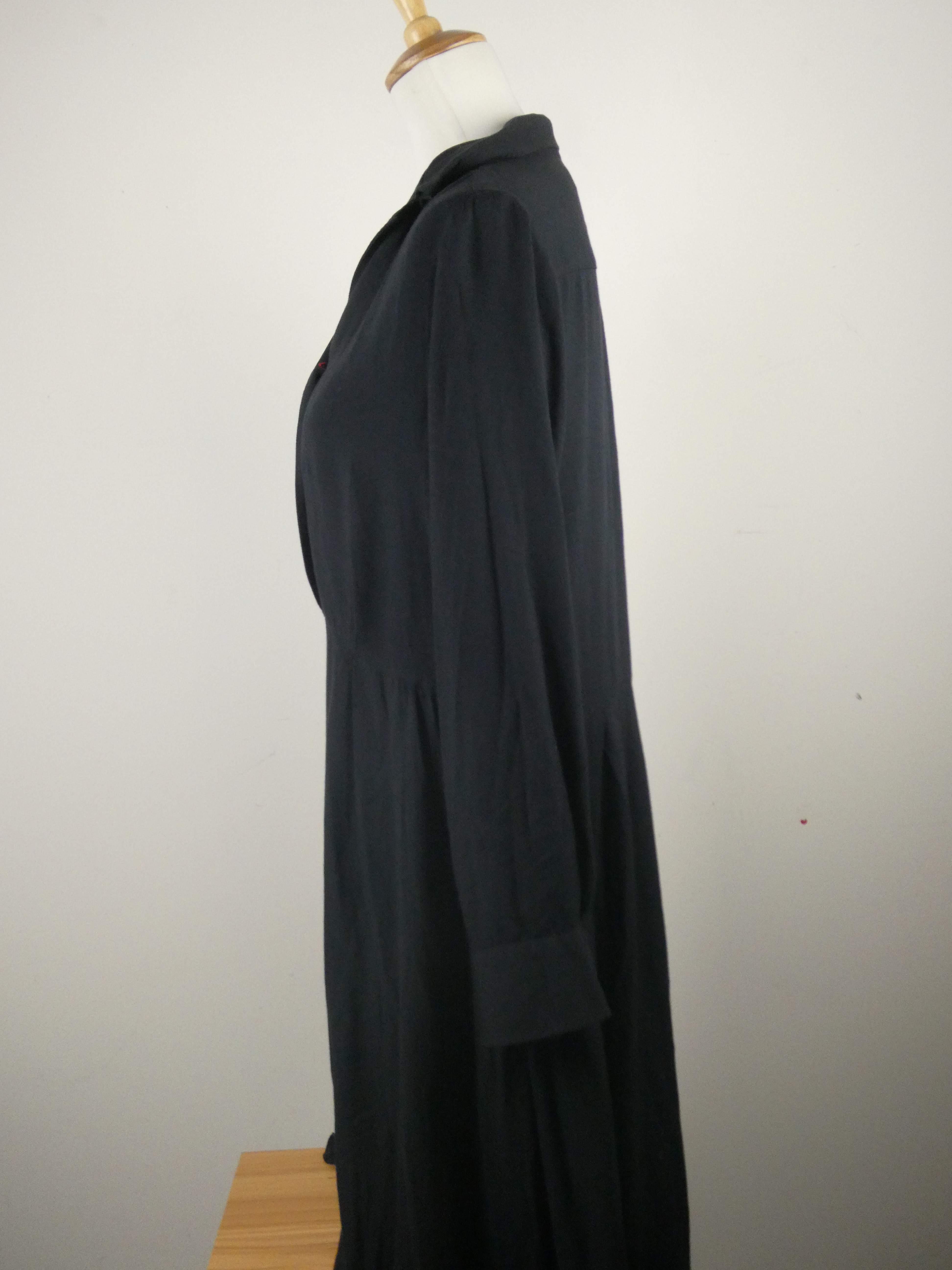 Ines de la Fressange x Uniqlo robe longue manches longues encolure tailleur - Taille M - Photo 4