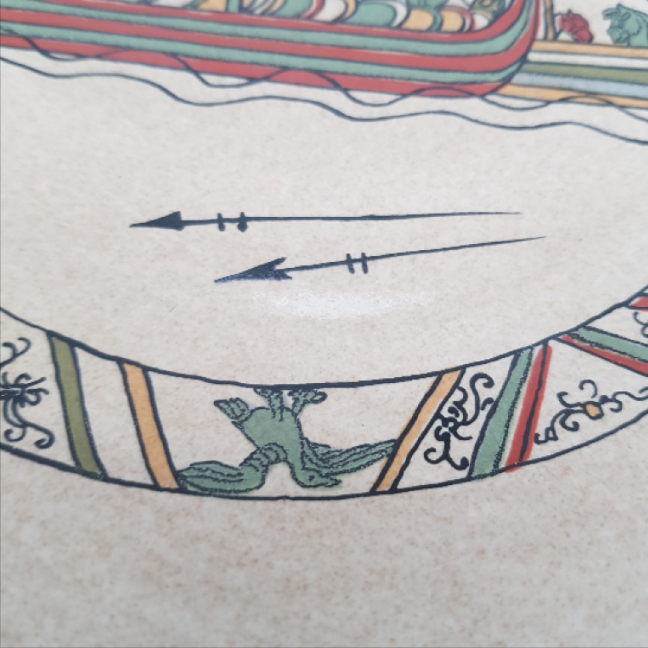 Assiette décorative "La traversée"  - Vue 4 - 