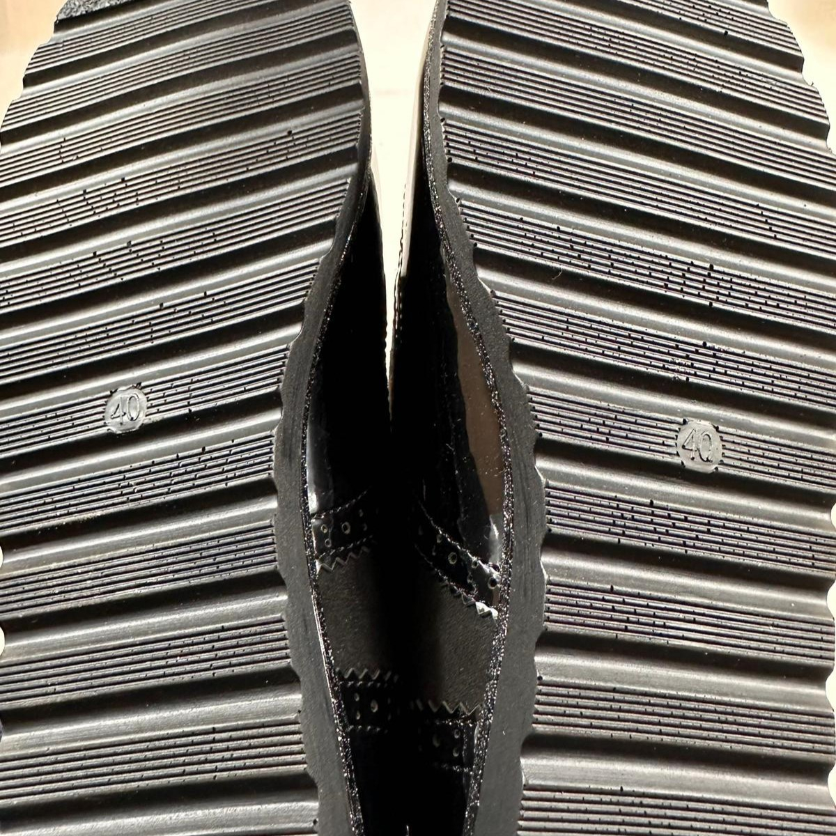 Chaussures plates derbies Femme T40 Anna Fieldver noires vernies - Comme neuf - Photo 6