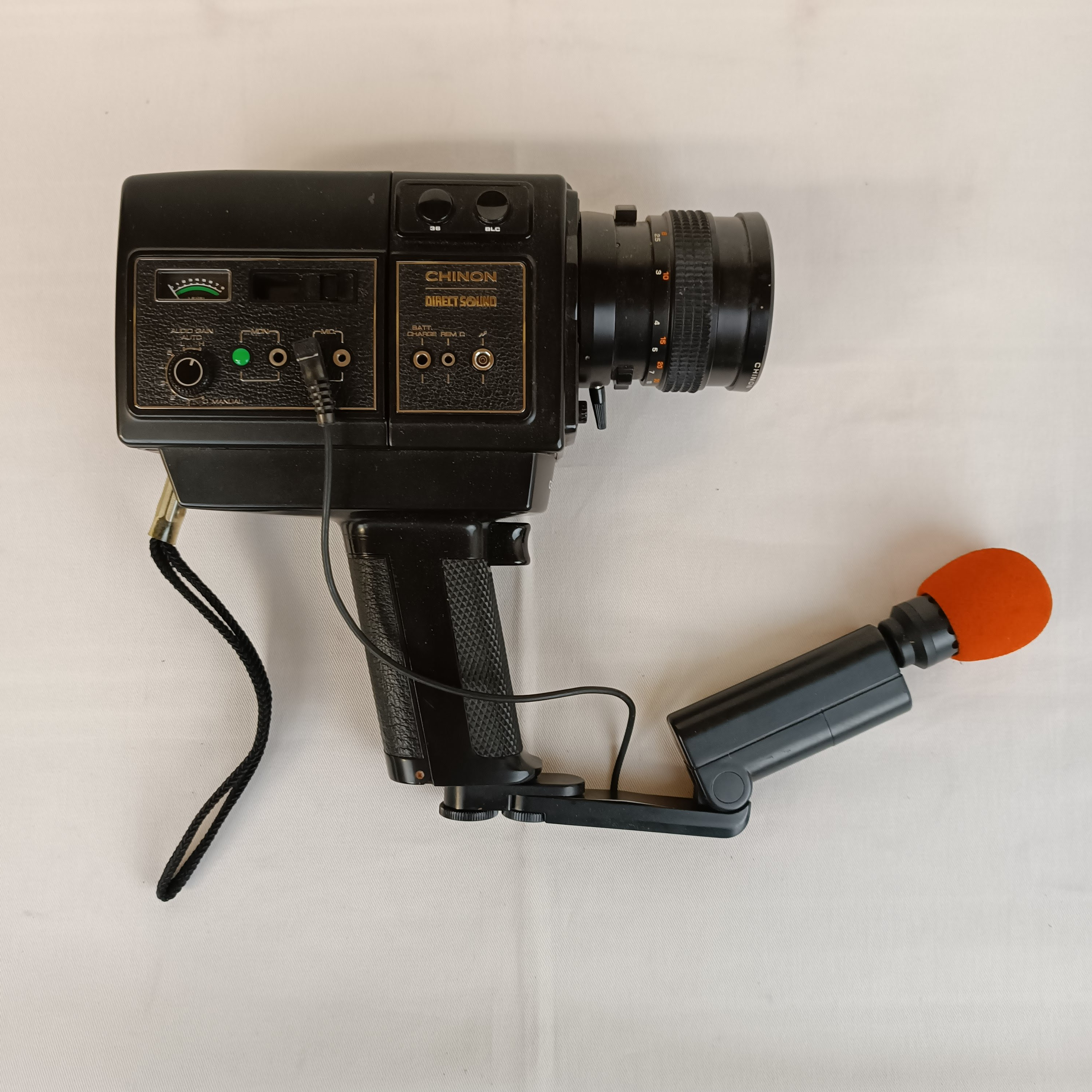 Caméra super 8 son direct "Chinon 806 SM / Direct Sound" (années 1960) État correct - Vue 3 - 