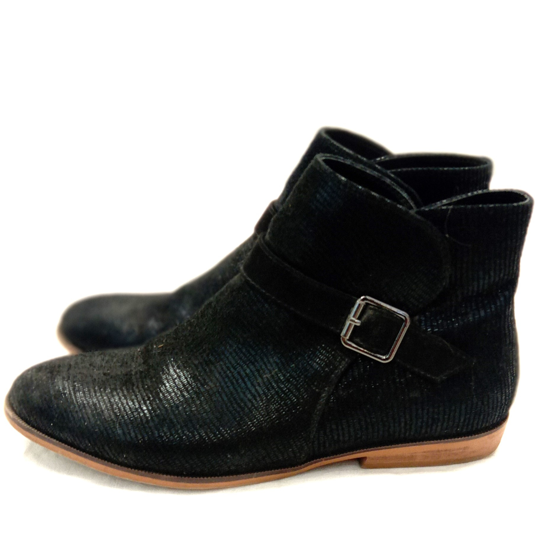 Bottines noirs femme taille 37 - Photo 2