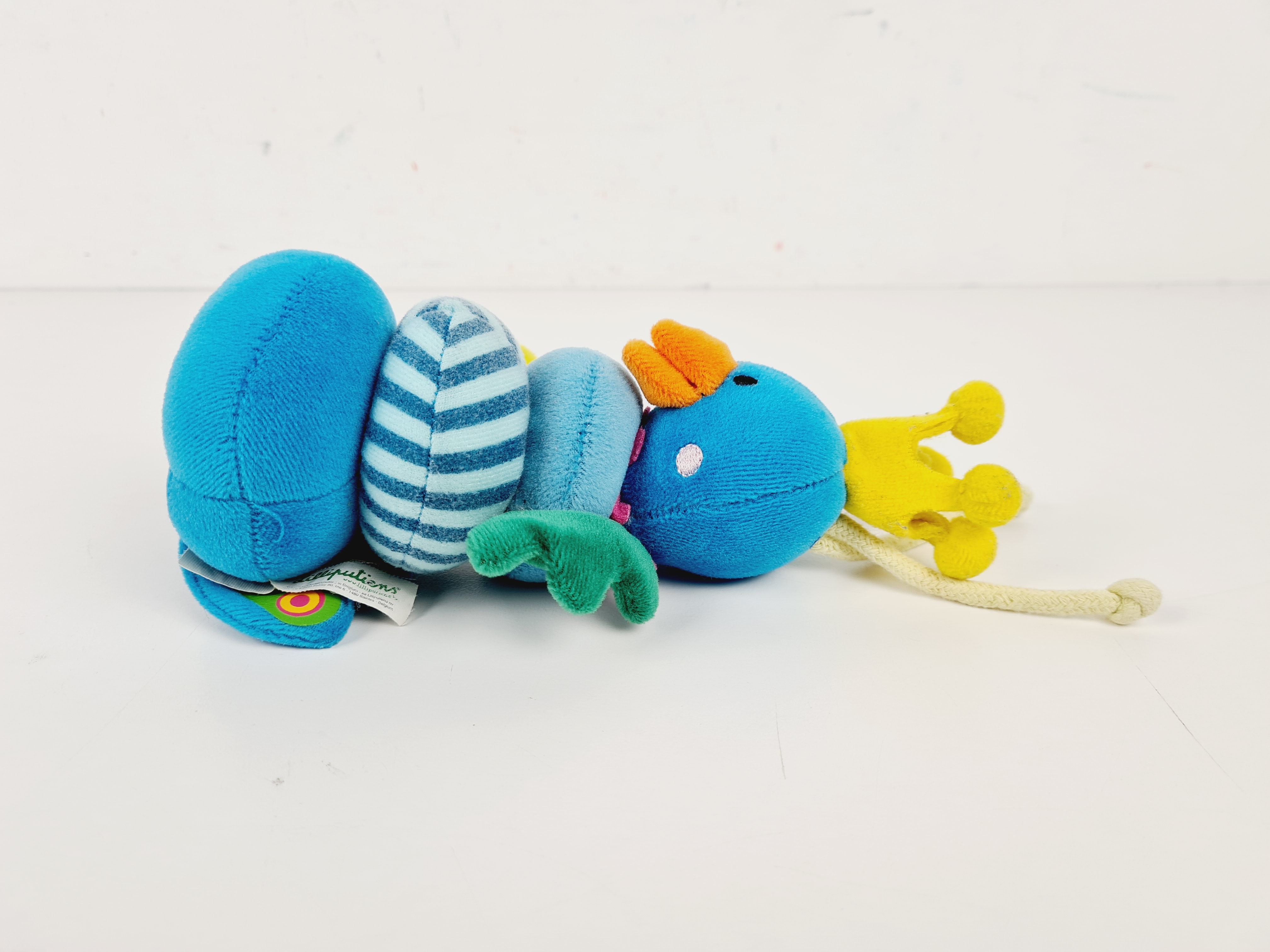 Jeux de poussette/lit /parc en tissu - Paon vibrant - Lilliputiens - 15 cm - Dés la naissance - Photo 2