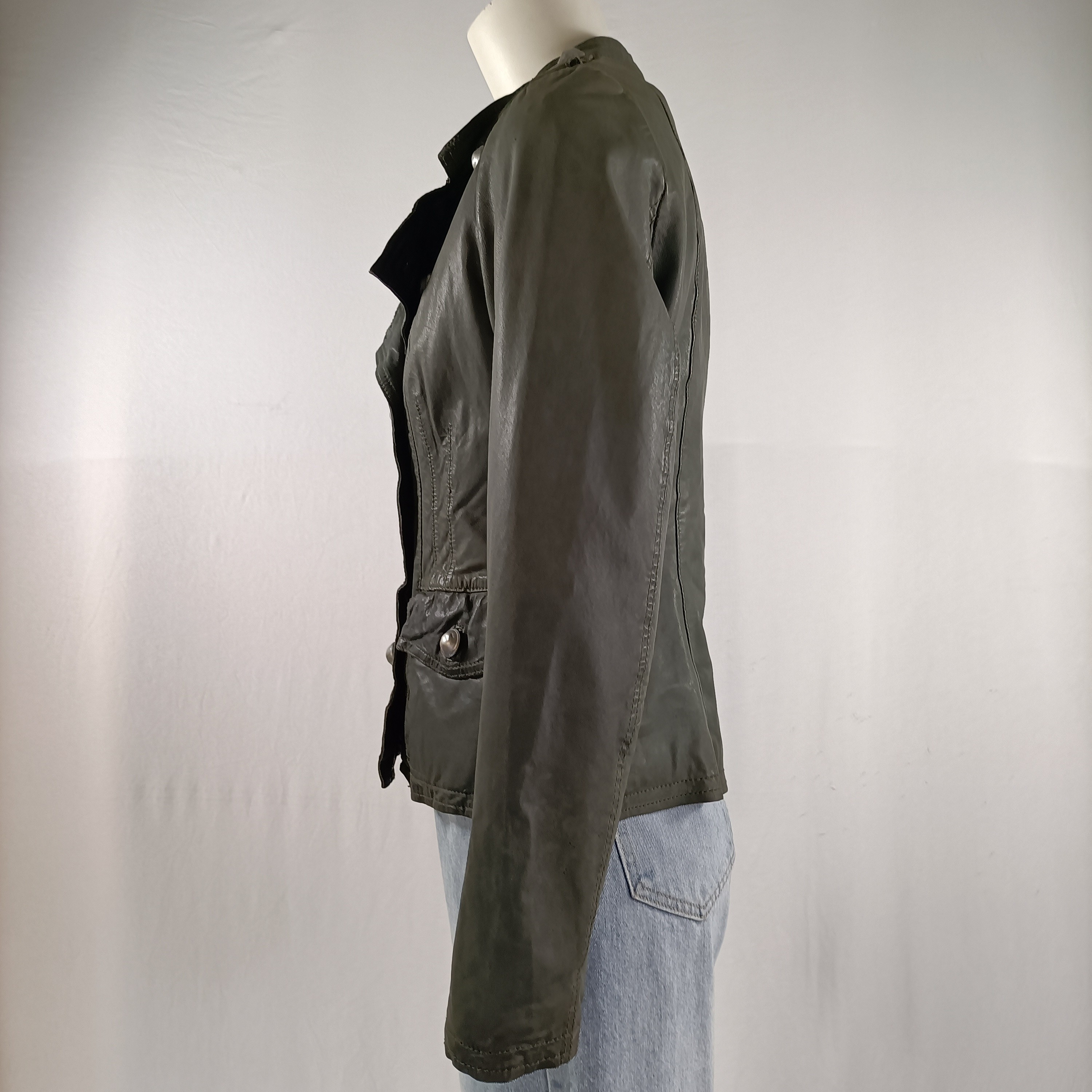 Veste en cuir souple - Oakwood - Taille M (estimé) - Photo 3