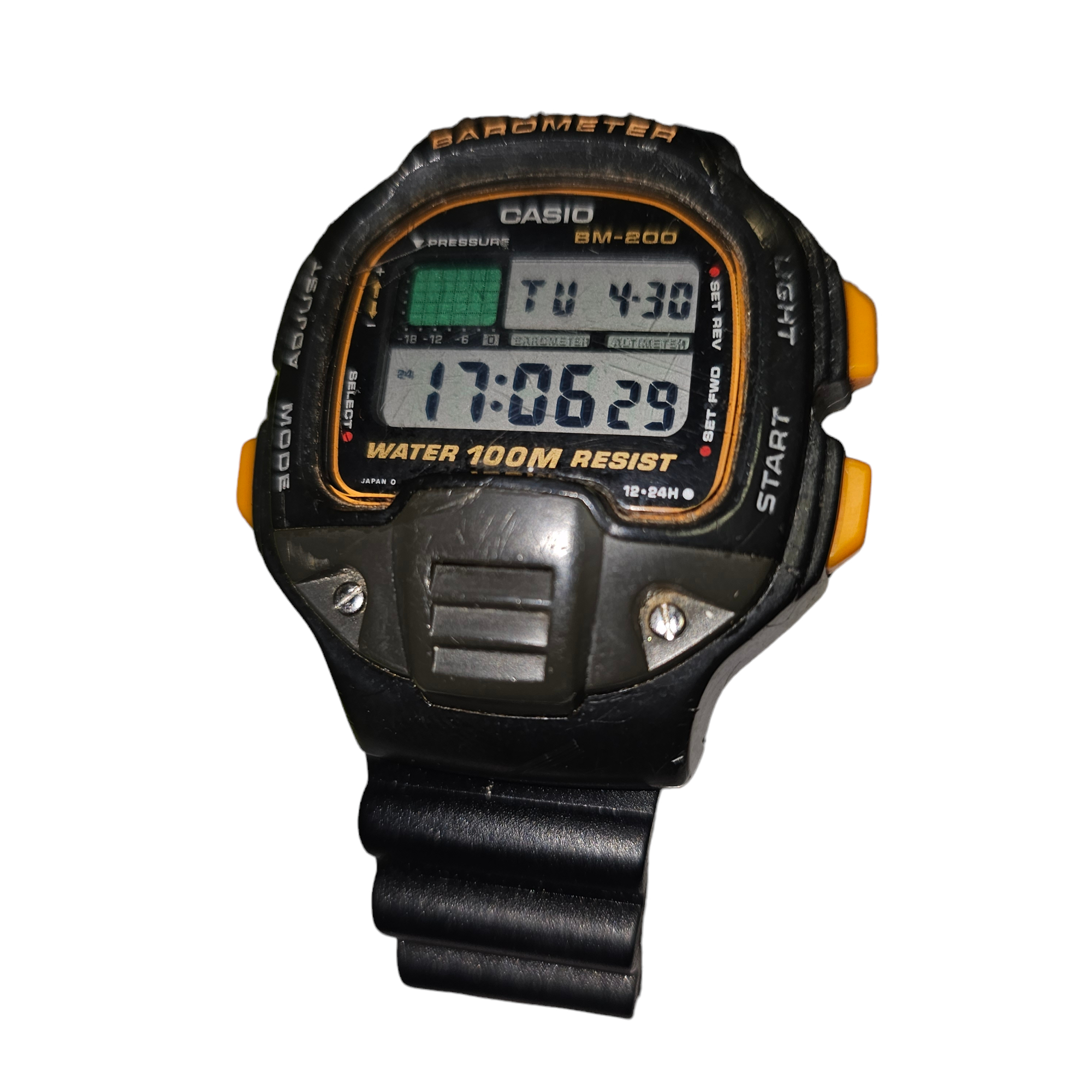 Casio BM-200W Module 983 / Montre Casio Vintage Baromètre Altimètre Homme [Collectionneur] État correct - Vue 9 - 