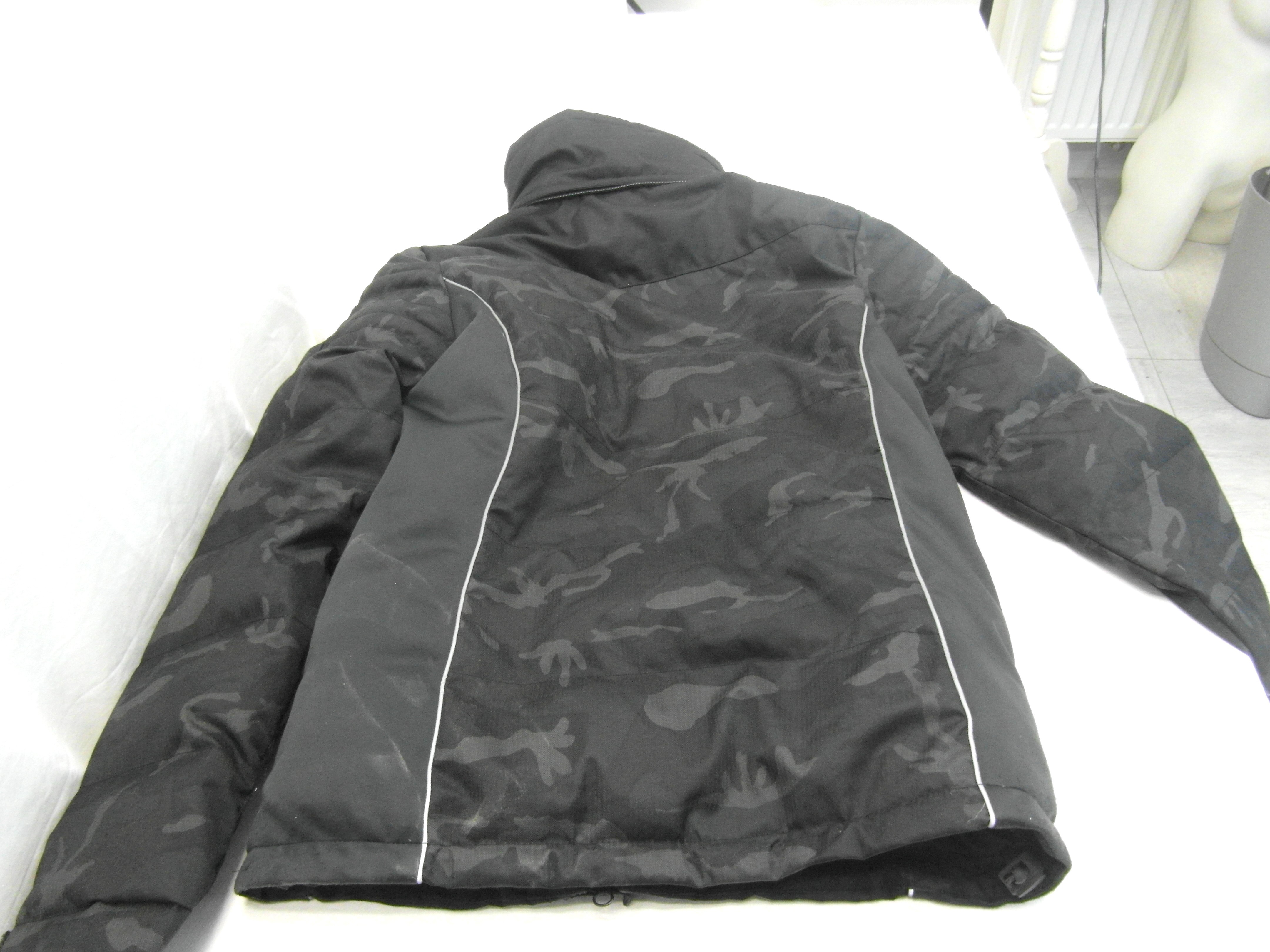 Blouson pour homme taille L NOIR ET ORANGE - Photo 2