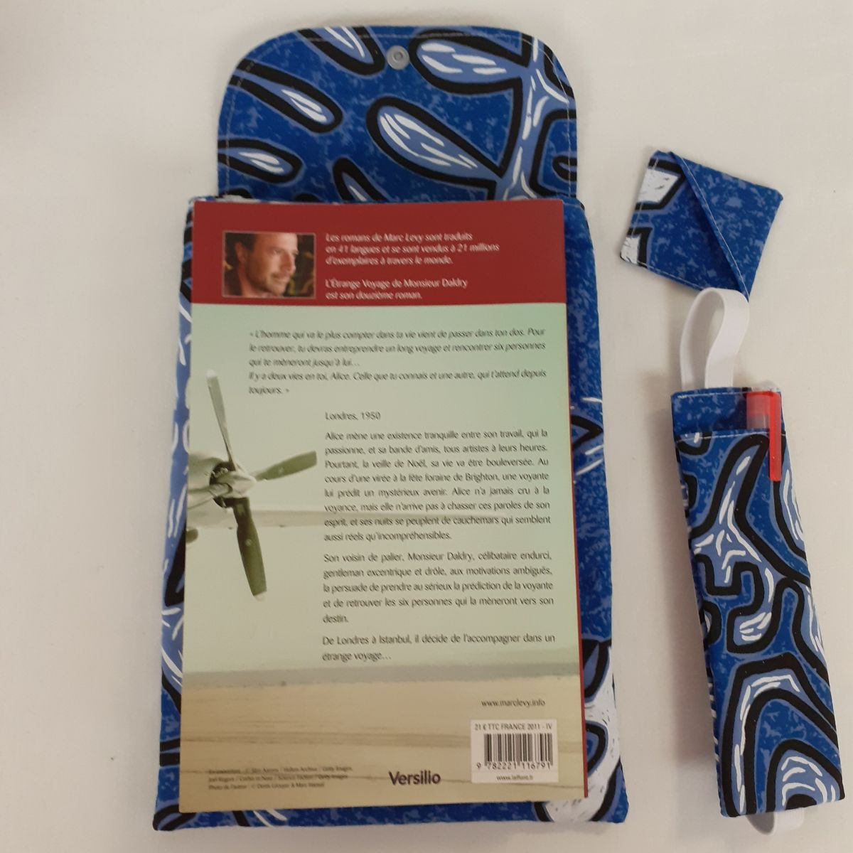 Ensemble lecture - Pochettes Grand livre et crayon - Marque page - Fait main Comme neuf - Vue 3 - 