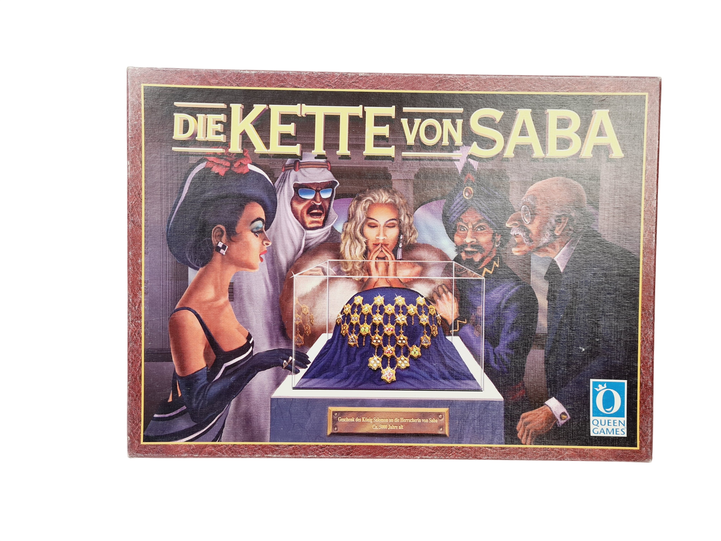 Jeu de société vintage en allemand - Die kette von Saba - Queen games - 1997 - Dès 8 ans Bon état -  reconditionné disponible sur Label Emmaüs