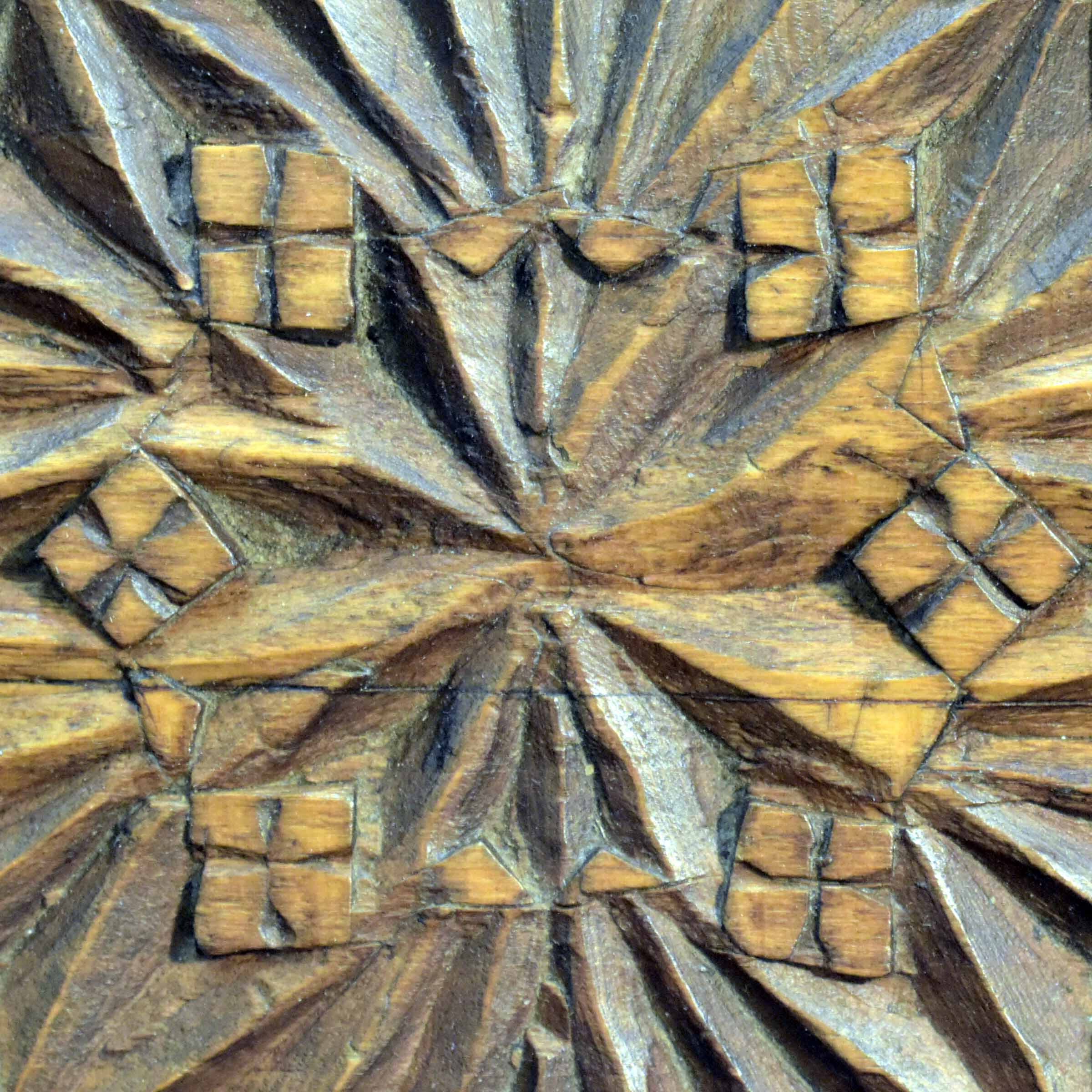 Petite Etagère Murale Incomplète - Bois Sculpté - Photo 12