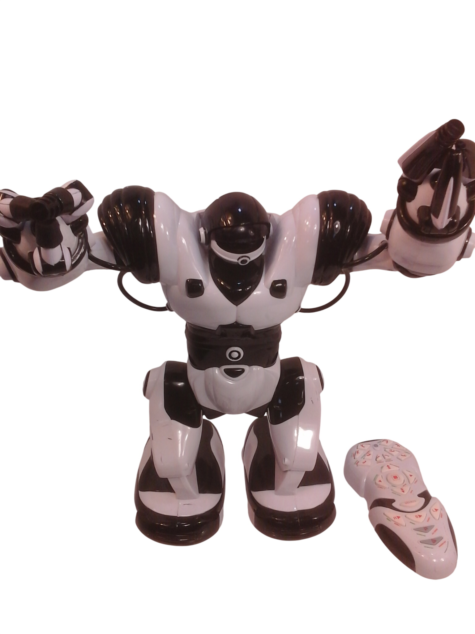 Acheter Robot interactif noir et blanc-jouet high-tech pour enfants. Très bon état - 20,00 € Robot interactif noir et blanc-jouet high-tech pour enfants. Très bon état - reconditionné disponible sur Label Emmaüs