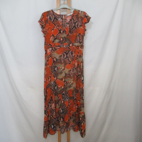 RF182 - Robe imprimé serpent - Jus d'Orange Paris - Taille 3 (L) Très bon état - Vue 4 - 