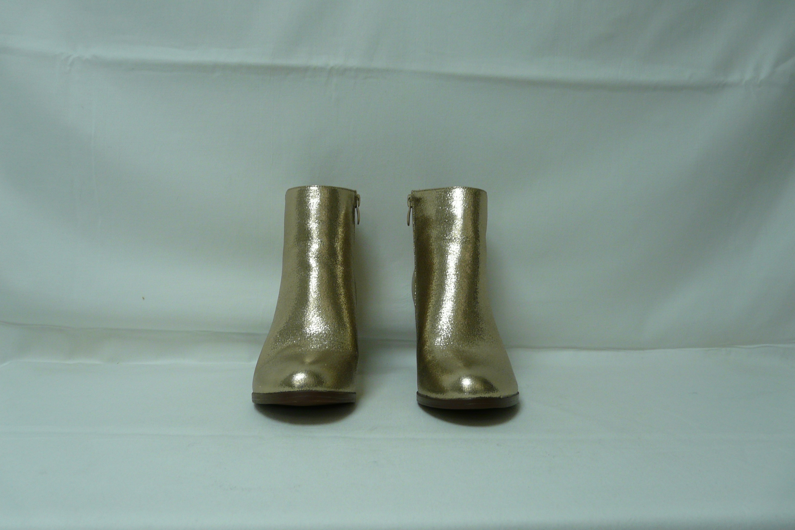 C107 - Bottines dorées - Sinéquanone - Pointure 39 - Photo 3