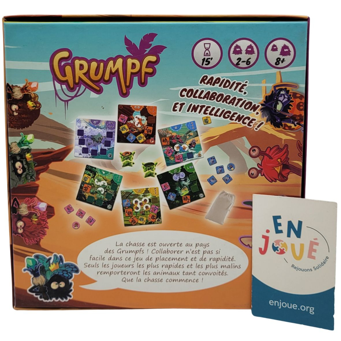 Voir photo 3 de Jeux de société - Grumpf - La Boîte de Jeu - Des 8 ans. Jeux de société - Grumpf - La Boîte de Jeu - Des 8 ans. Très bon état - Vue 3 -