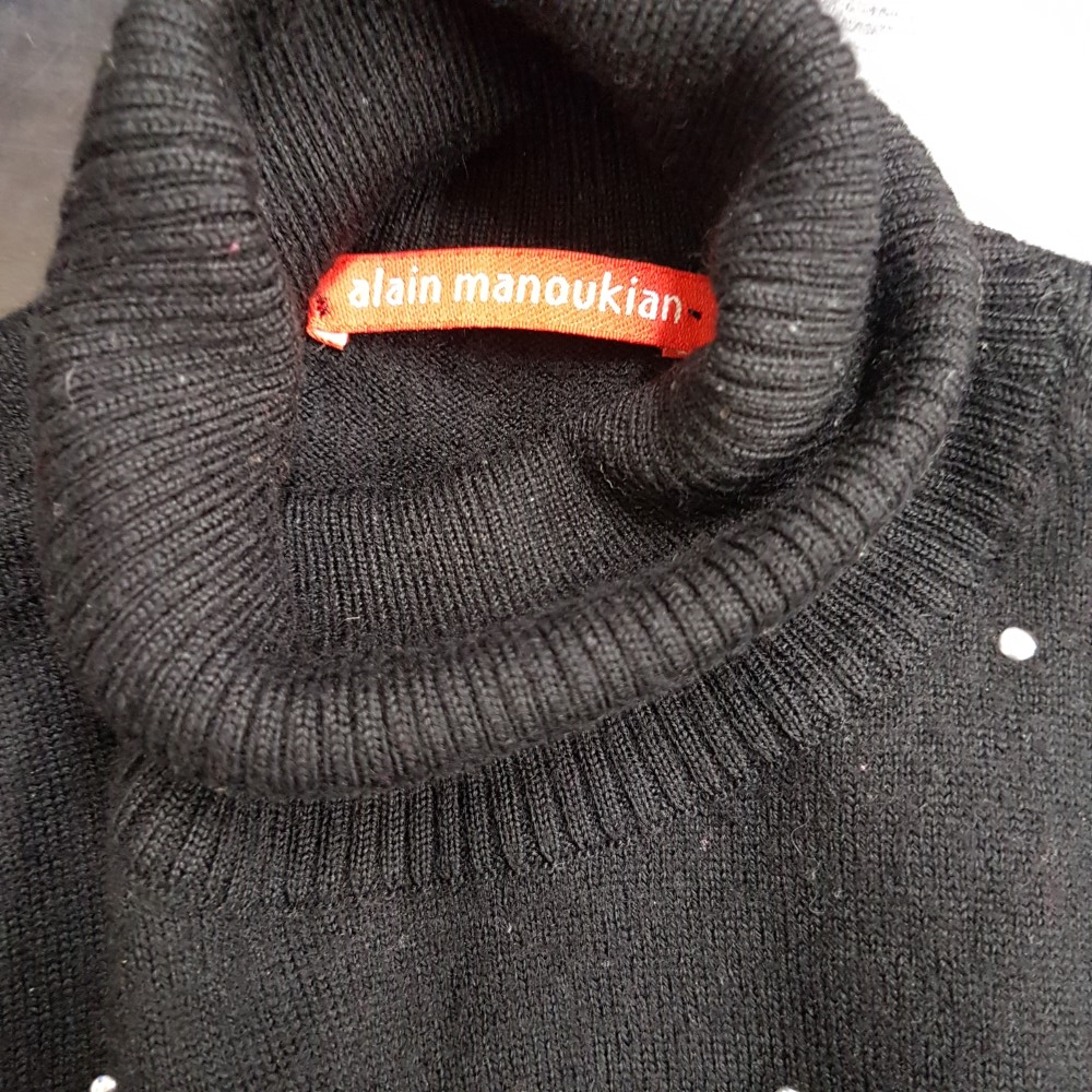 Pull sans manches noir - ALAIN MANOUKIAN - Taille 3 Très bon état - Vue 6 - 