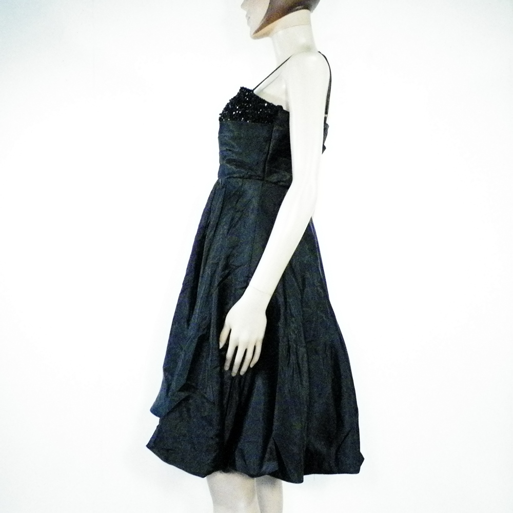 Robe de Soirée Noire MANER T 36. Bon état - Vue 2 - 